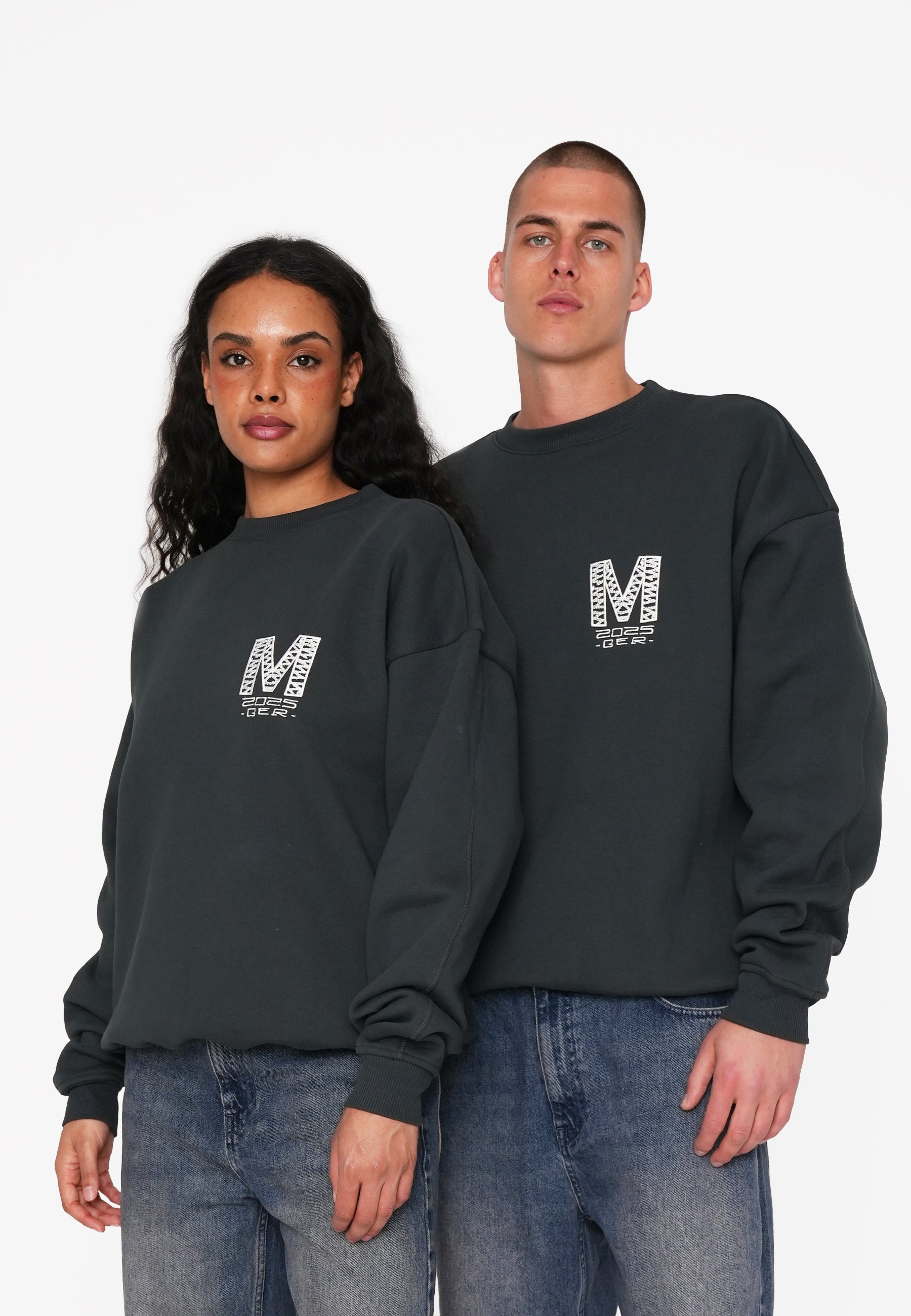 Multiply Apparel Oversize Sweatshirt FRAMED Forest River – weitere Ansicht 3
