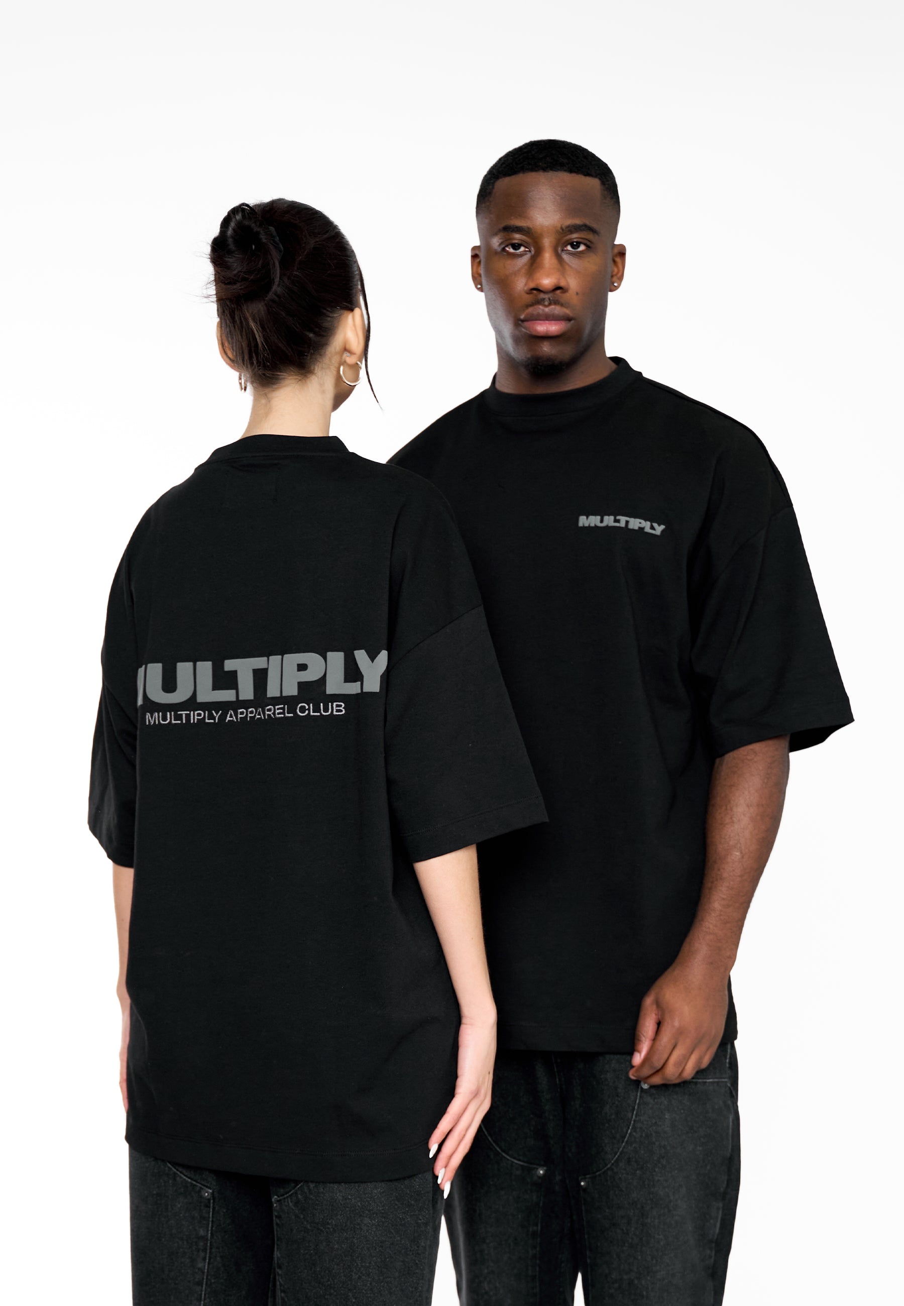 Oversize T-Shirt MULTIPLY 2 Black