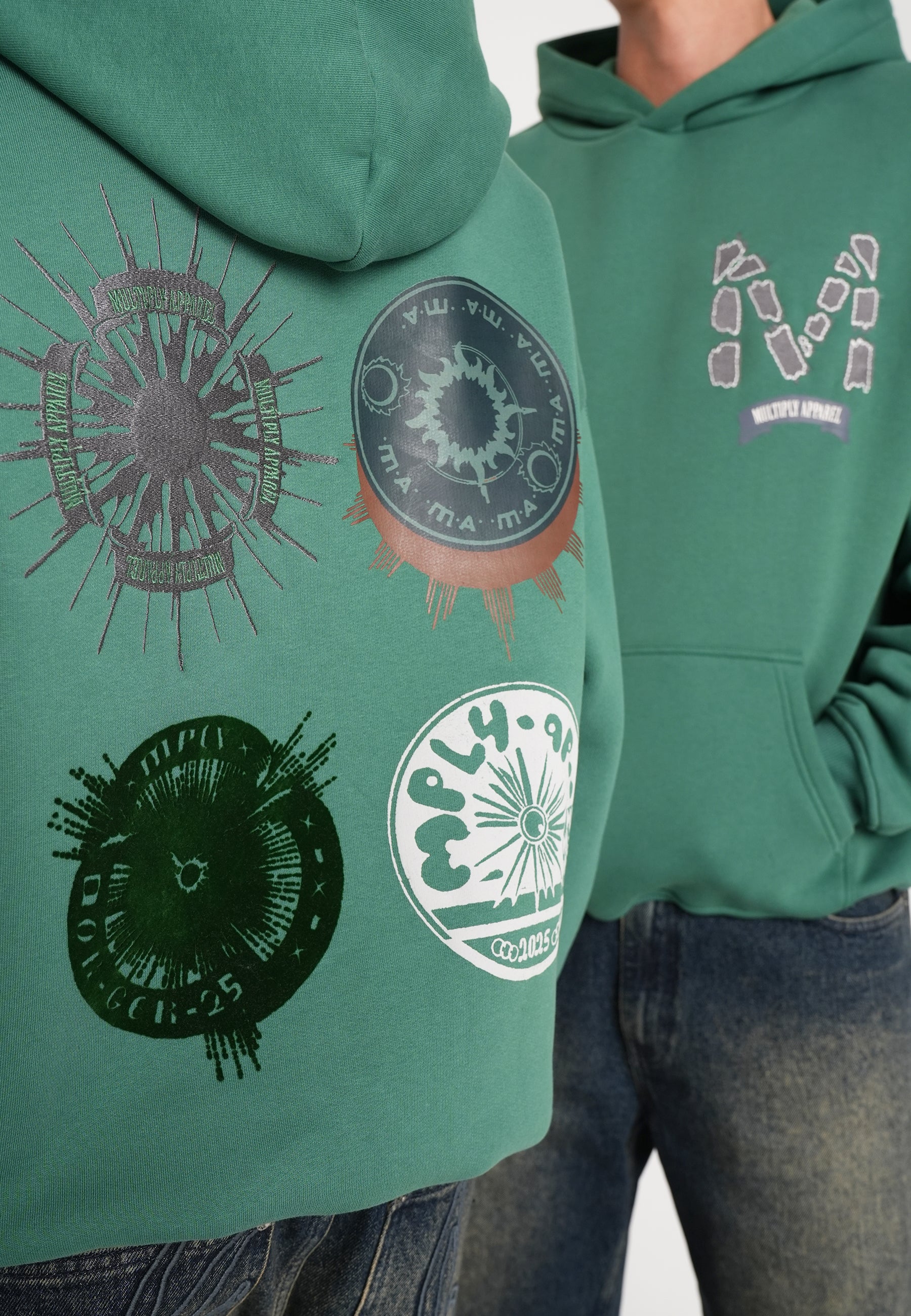 Oversize Hoodie ASSORTMENT Smoke Pine