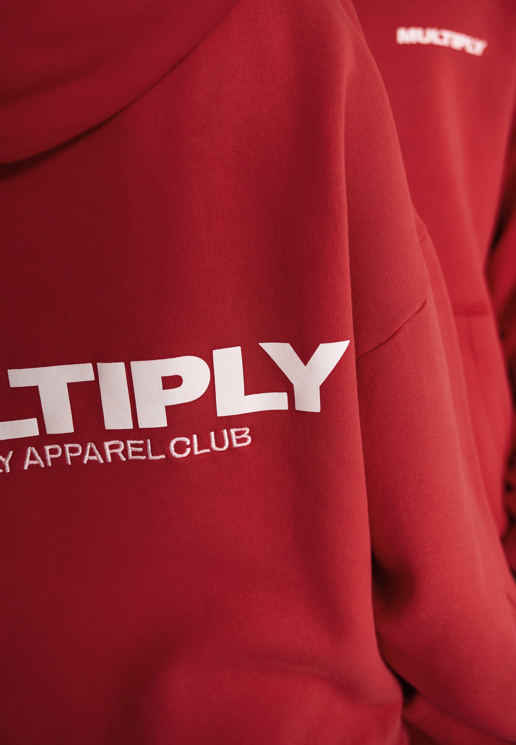Multiply Apparel Oversize Hoodie MULTIPLY True Red – weitere Ansicht 3