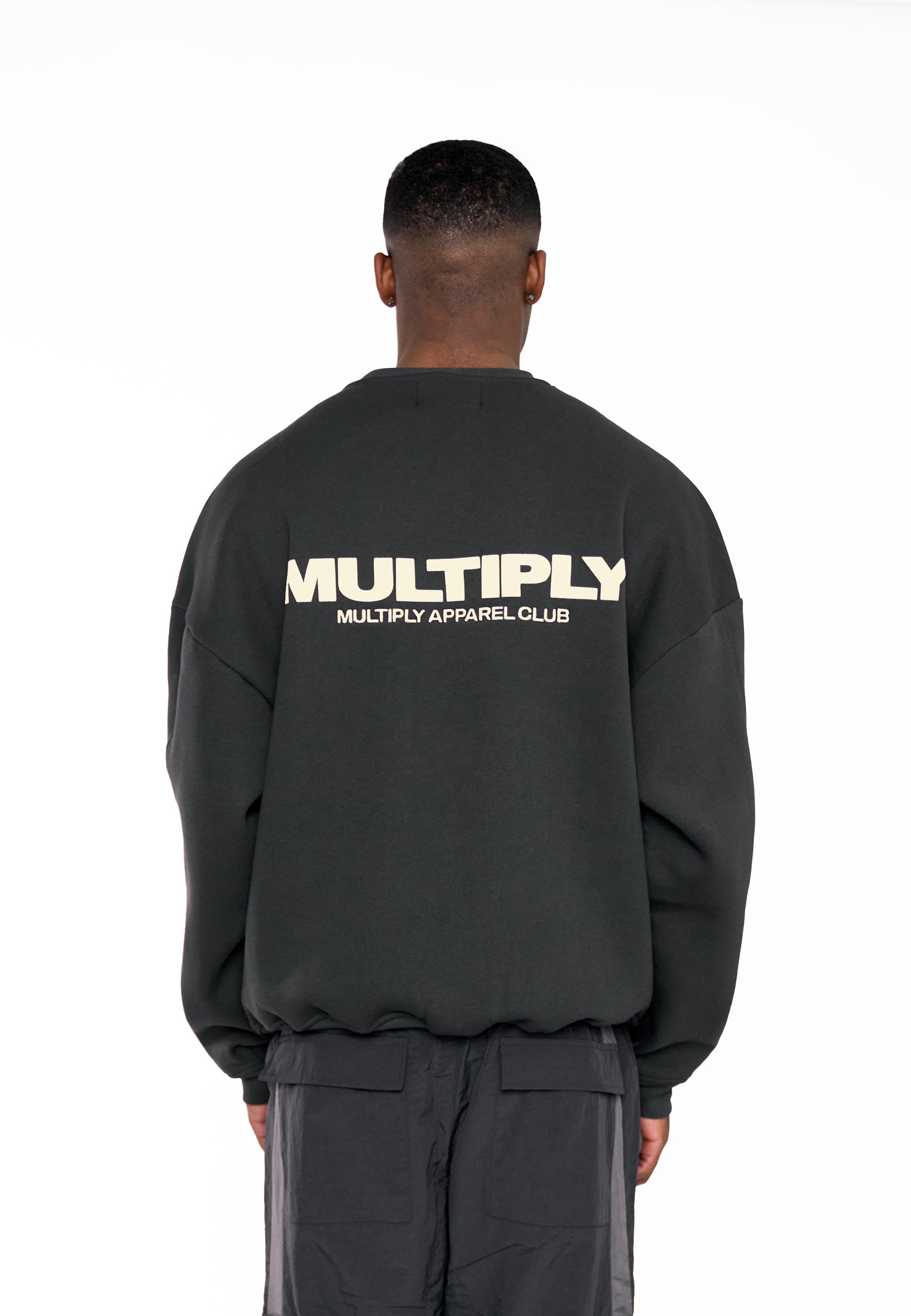 Multiply Apparel Oversize Sweatshirt MULTIPLY Black Soda – weitere Ansicht 3