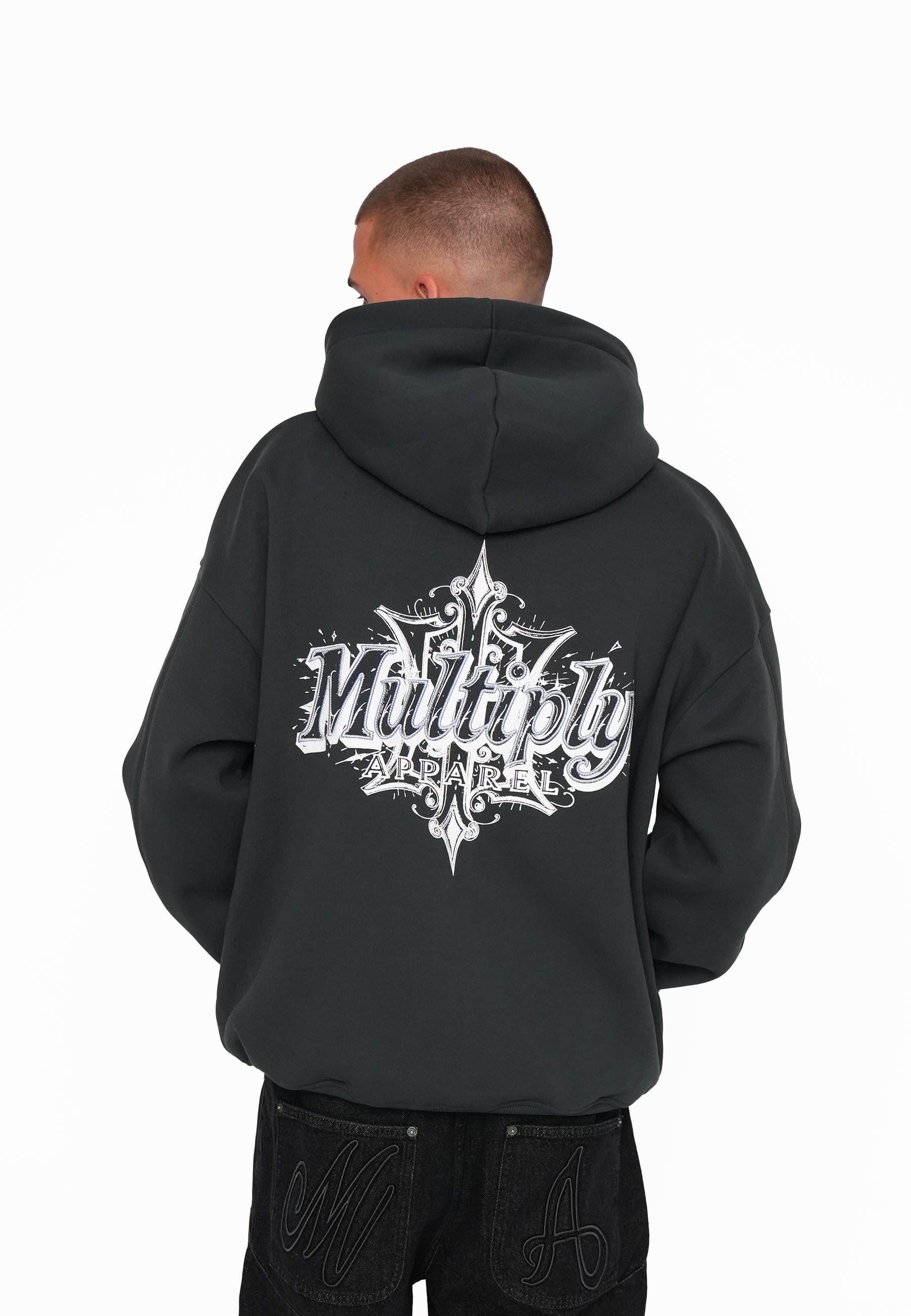 Oversize Zip Hoodie ZIG ZAG Forest River