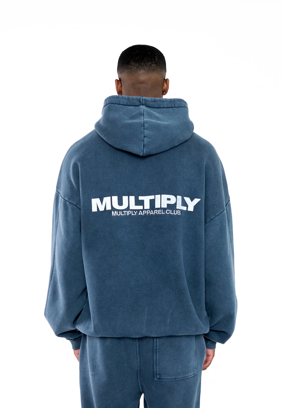 Oversize Hoodie MULTIPLY Pageant Blue Washed