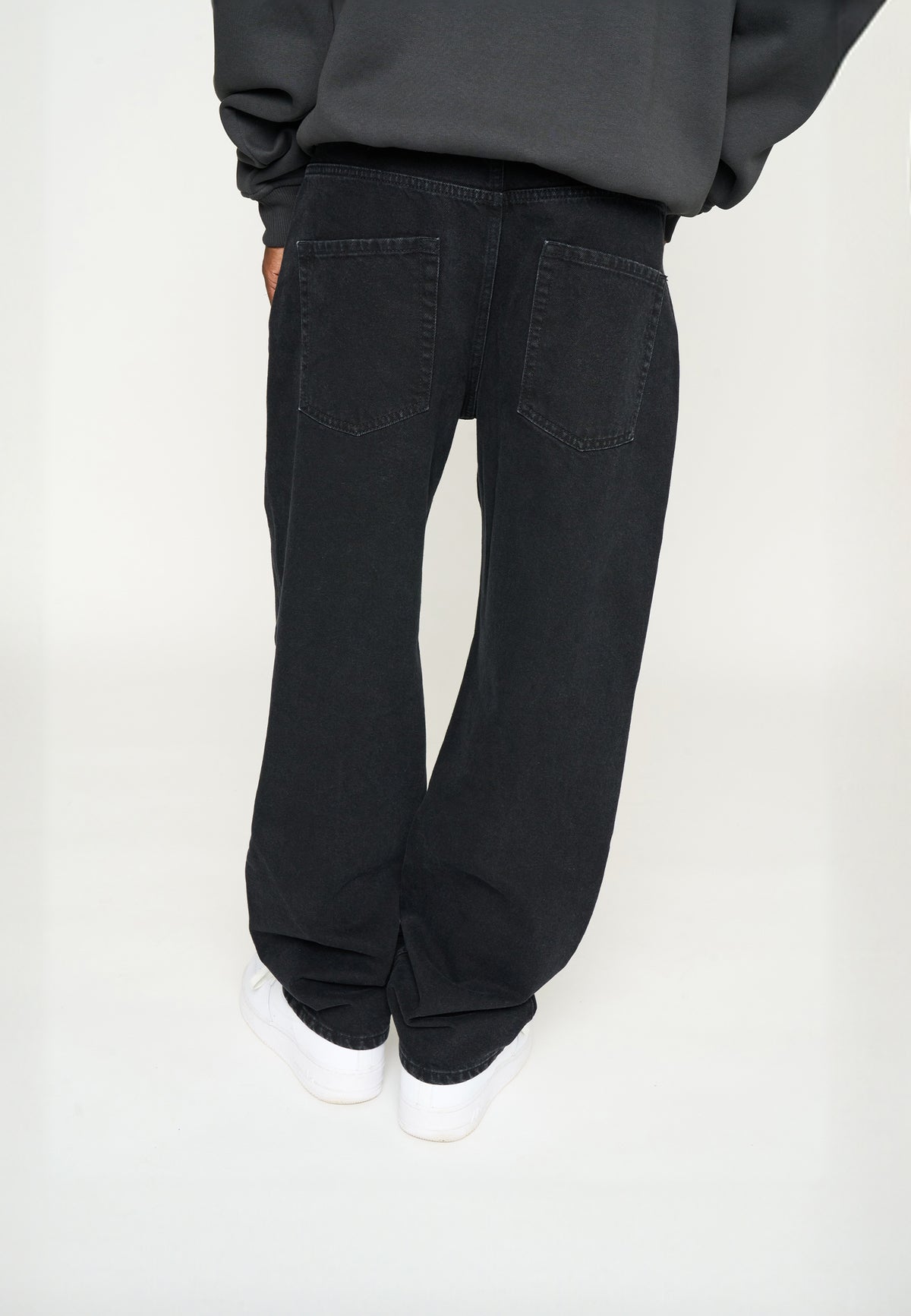 Multiply Pleated Denim Black