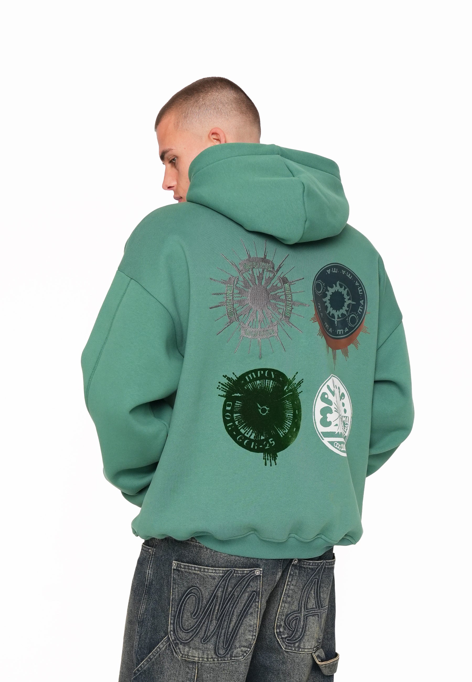 Oversize Hoodie ASSORTMENT Smoke Pine