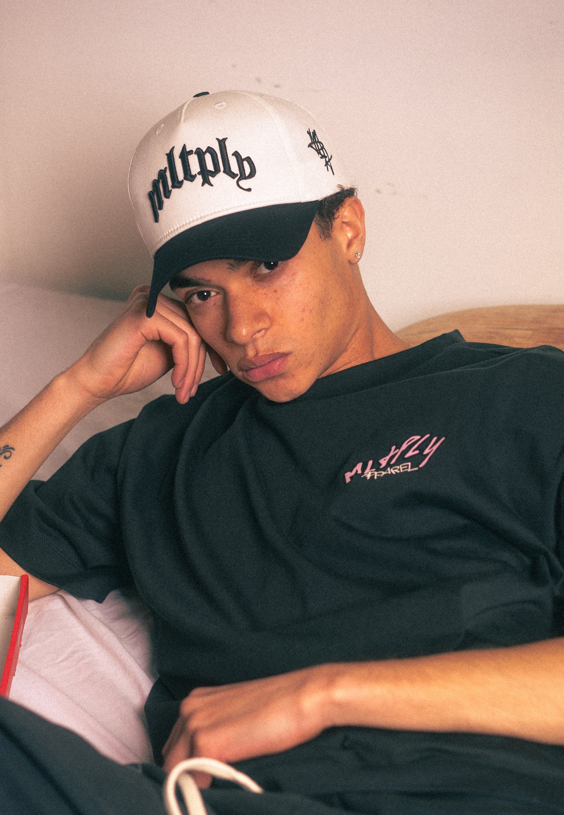 Multiply Apparel Cap MLTPLY Off White – weitere Ansicht 2