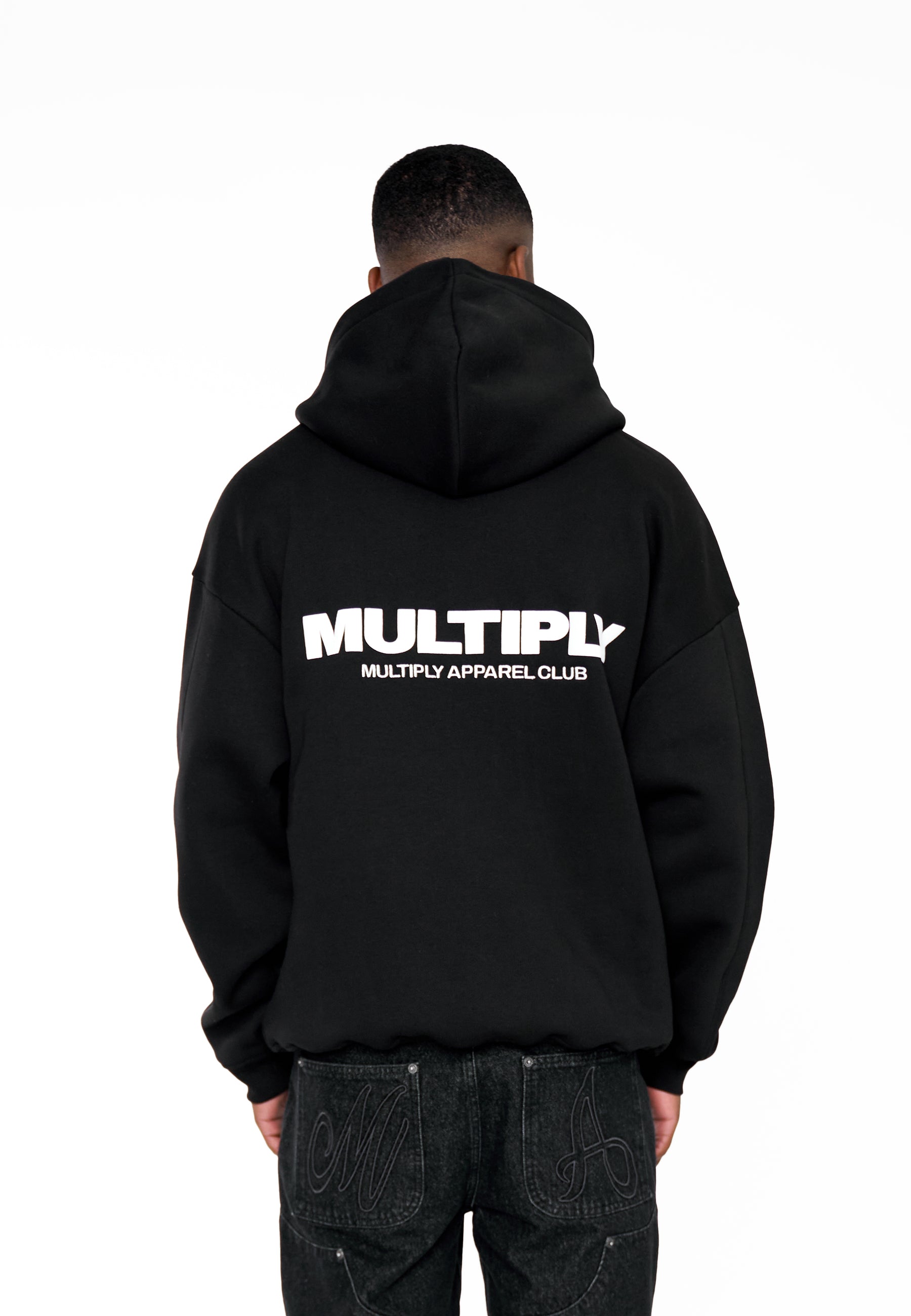 Multiply Apparel Oversize Zip Hoodie MULTIPLY Black – weitere Ansicht 3