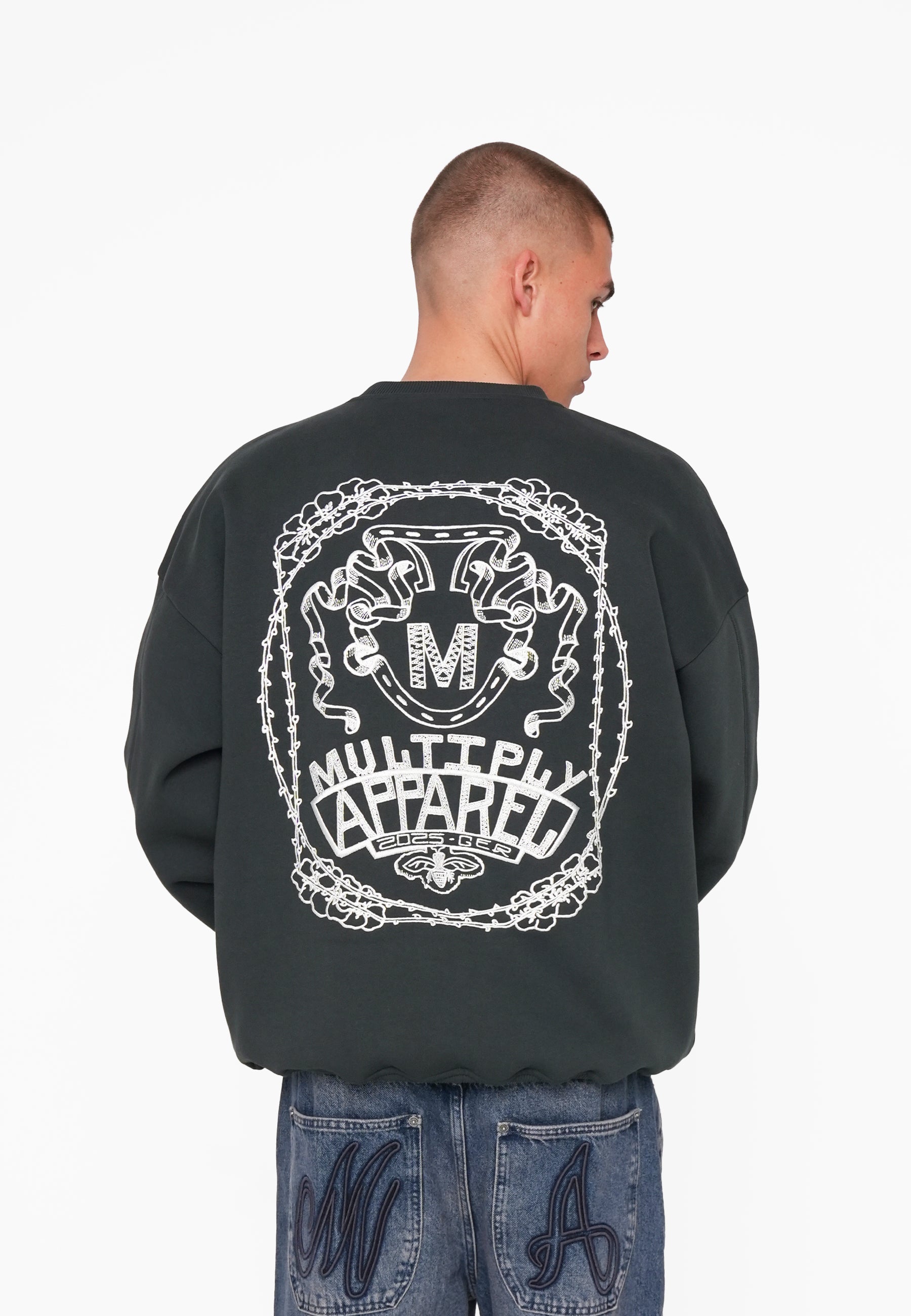 Oversize Sweatshirt FRAMED Forest River