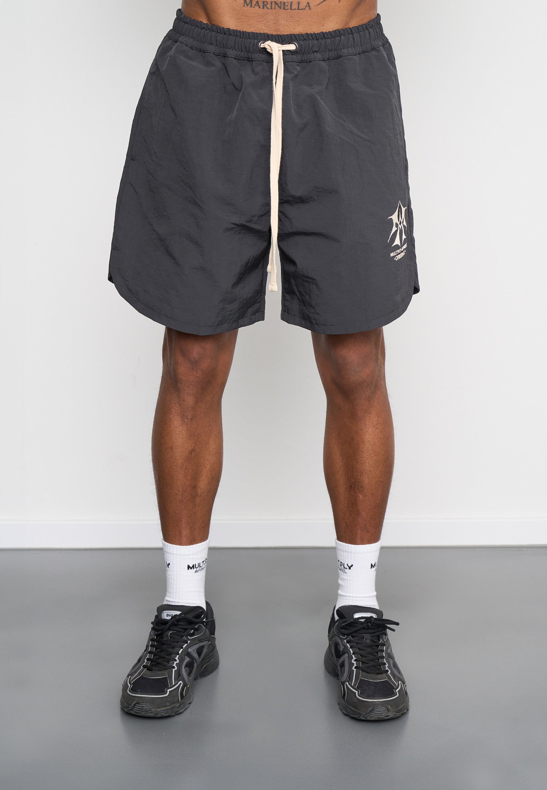 Multiply Apparel Woven Shorts SKETCH Black Soda – weitere Ansicht 3