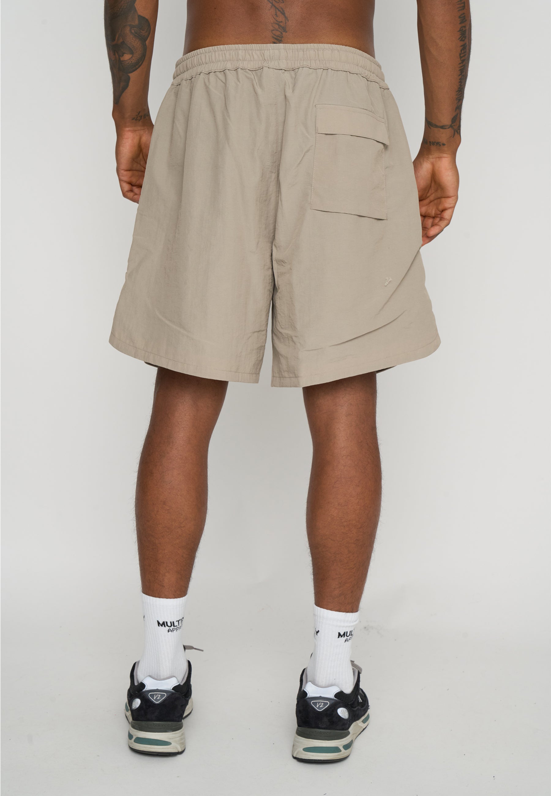 Multiply Apparel Woven Shorts ANTIQUE Vintage Khaki – weitere Ansicht 4