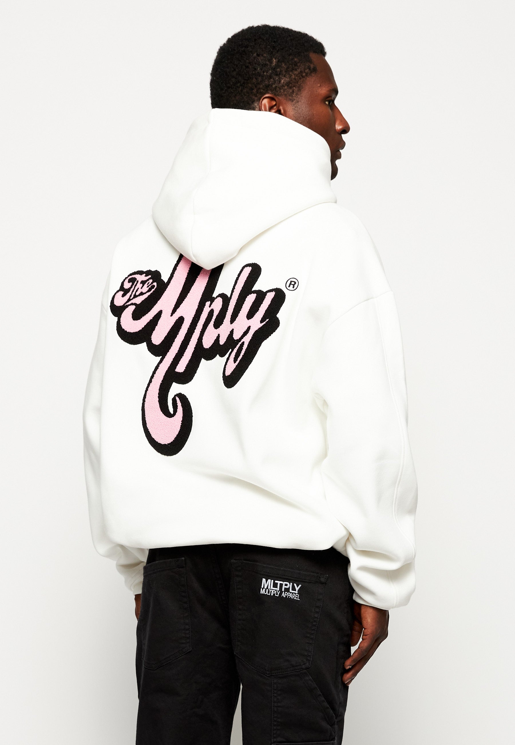 Multiply Apparel Oversize Hoodie THE MPLY Snow White – weitere Ansicht 5