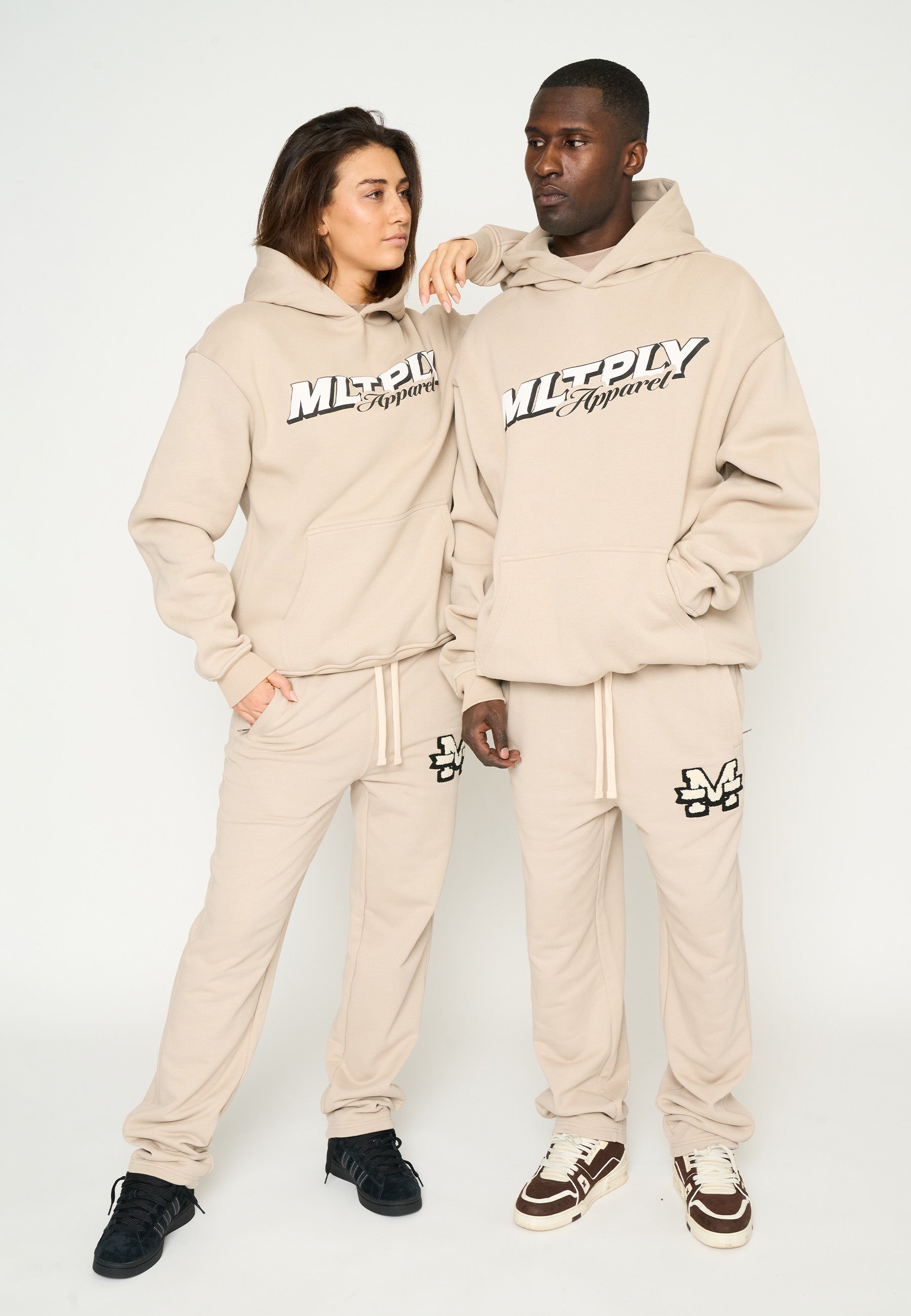 Multiply Apparel Oversize Hoodie UNION Simply Taupe – weitere Ansicht 5