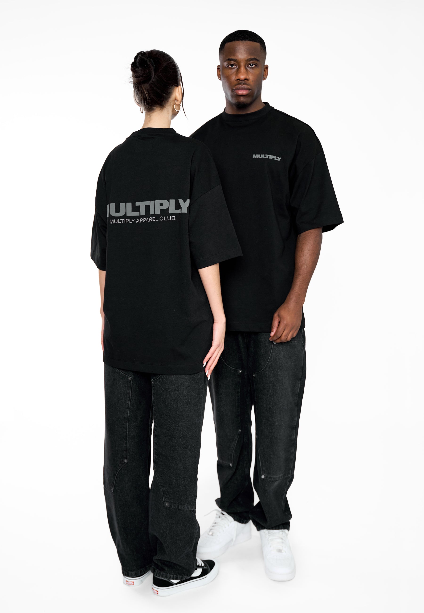 Oversize T-Shirt MULTIPLY 2 Black
