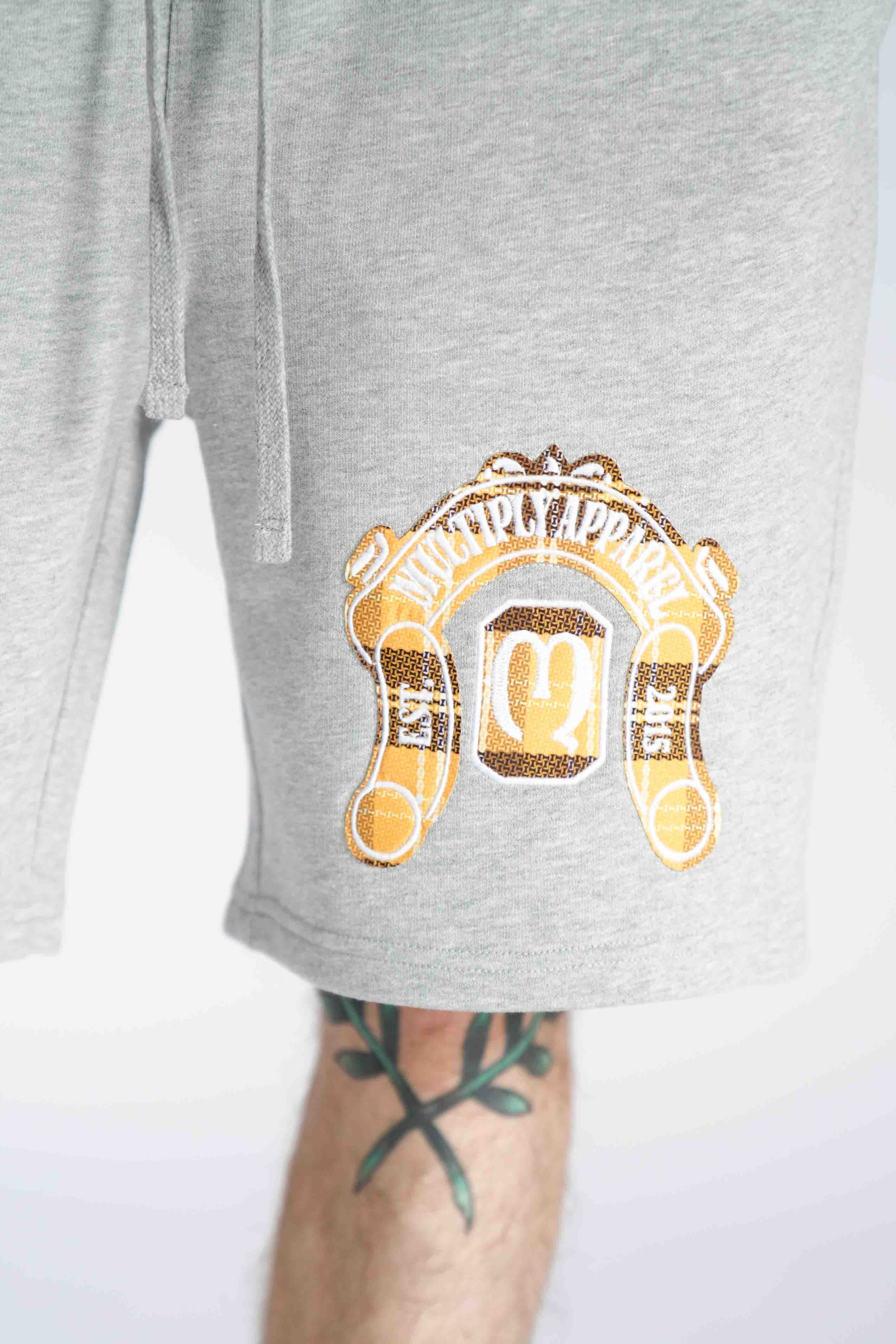 Multiply Apparel Shorts COAT OF ARMS Grey Melange – weitere Ansicht 5
