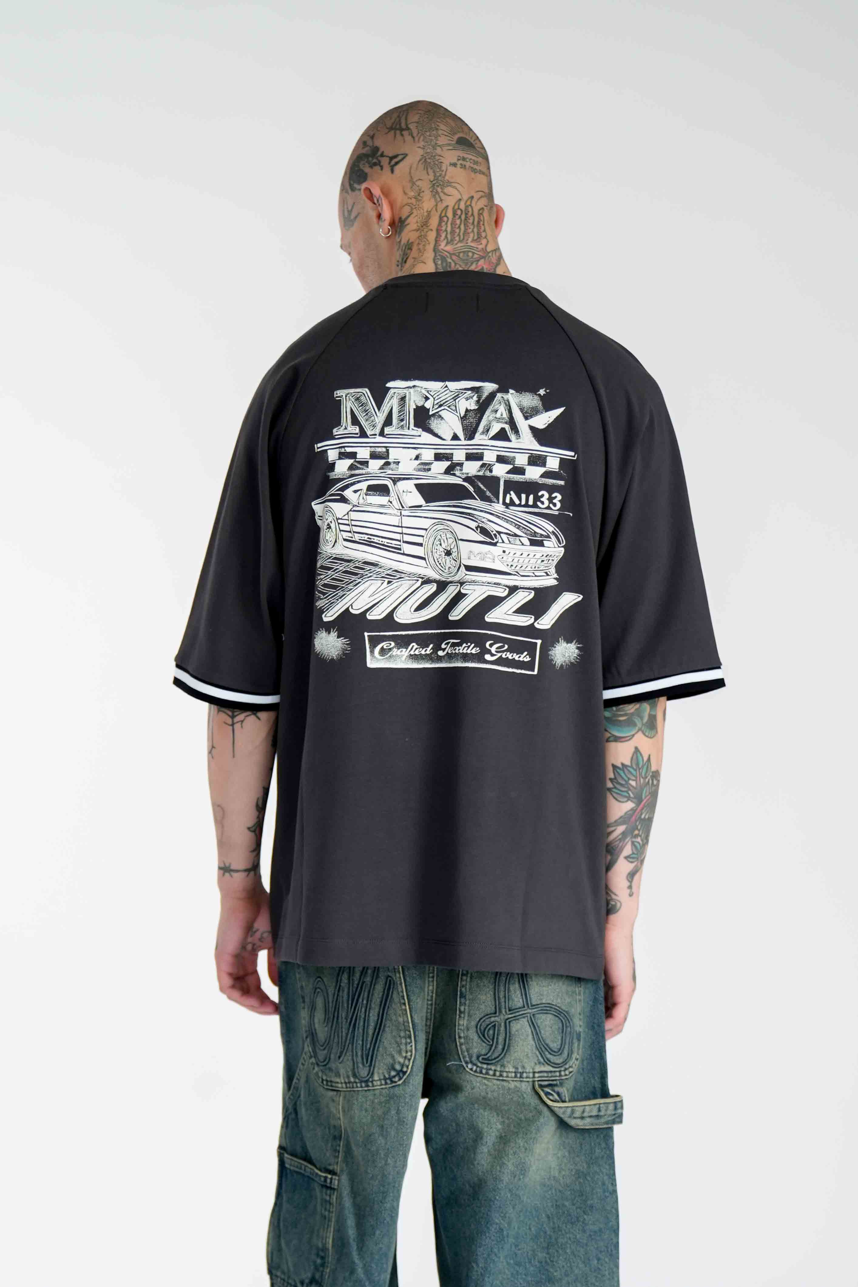Oversize T-Shirt RACER Black Soda