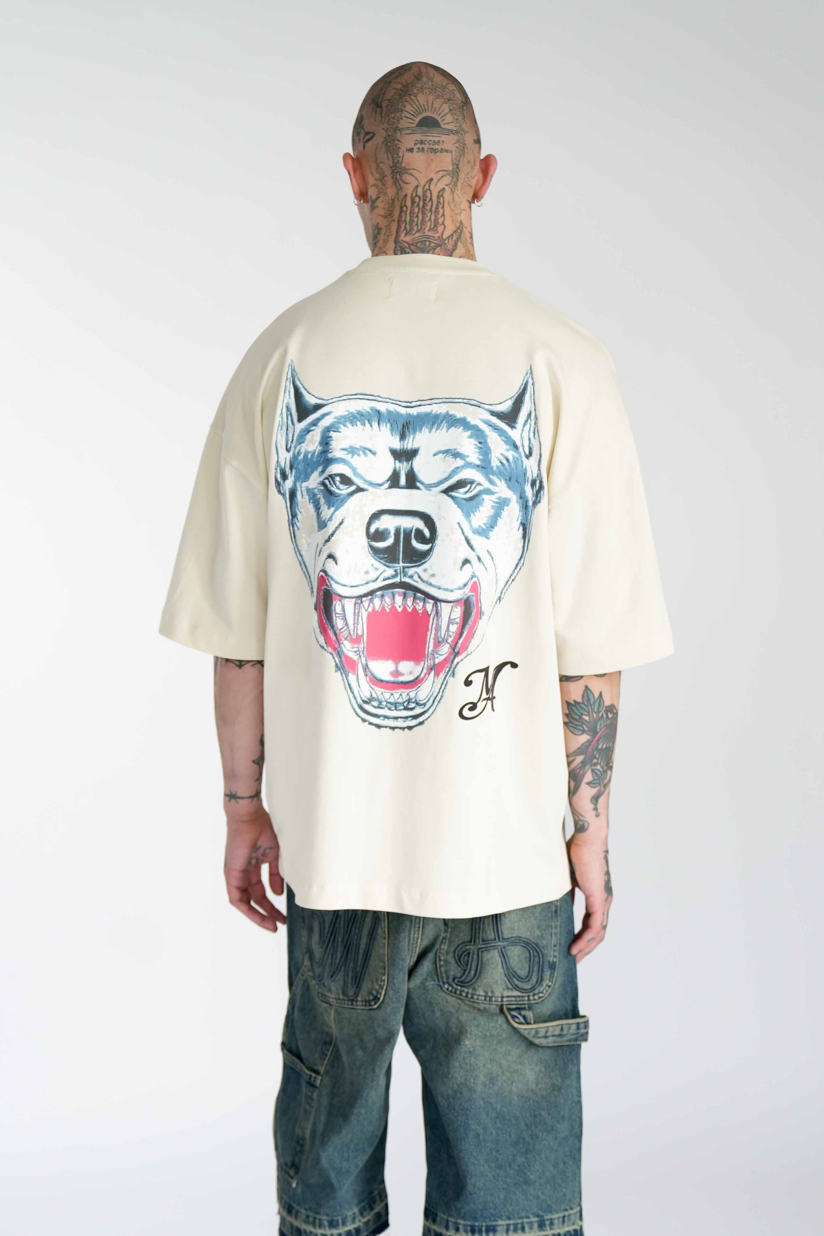 Multiply Apparel Oversize T-Shirt BULLDOG Pistachio Shell – weitere Ansicht 5
