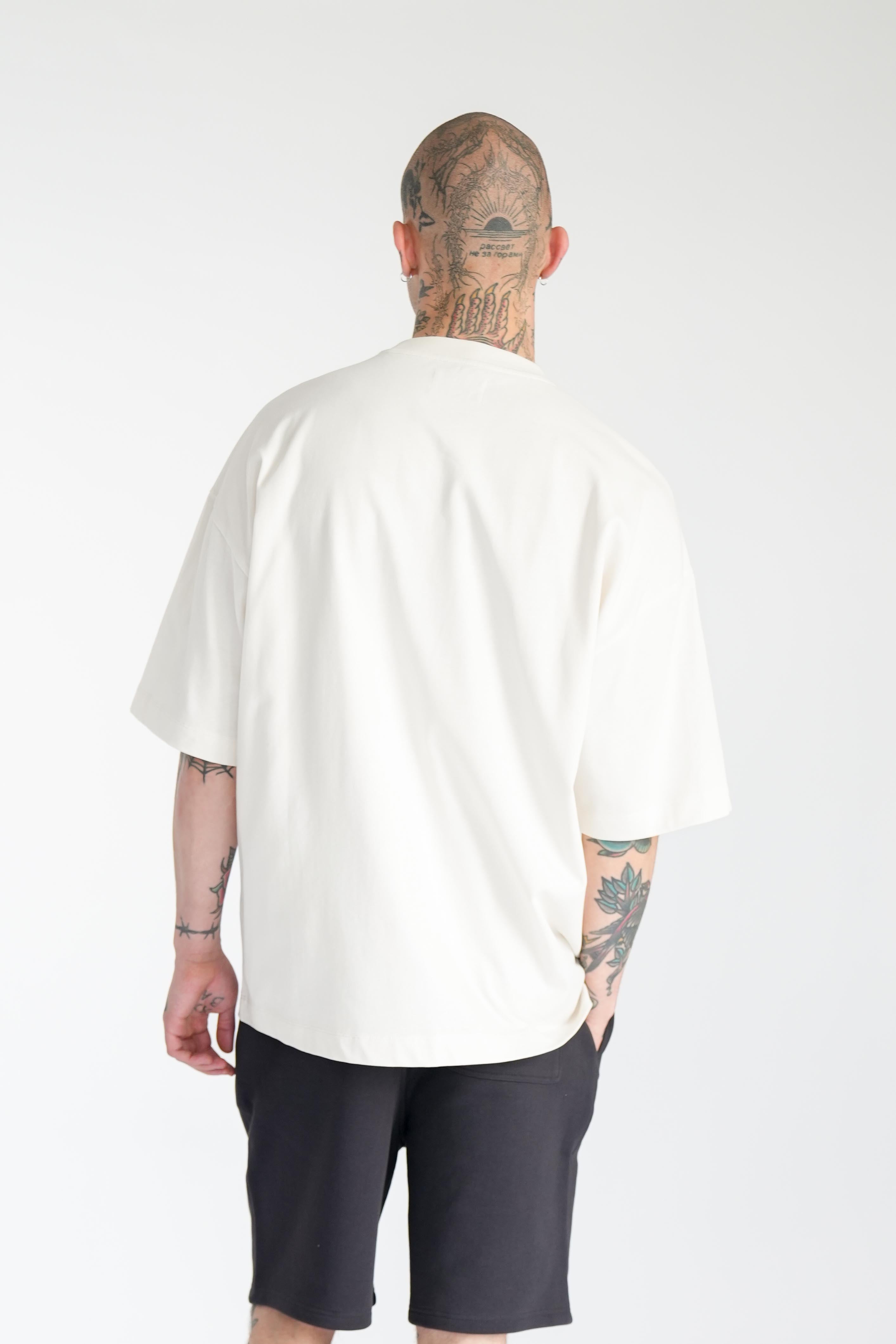 Oversize T-Shirt TULIP Vasporous Gray