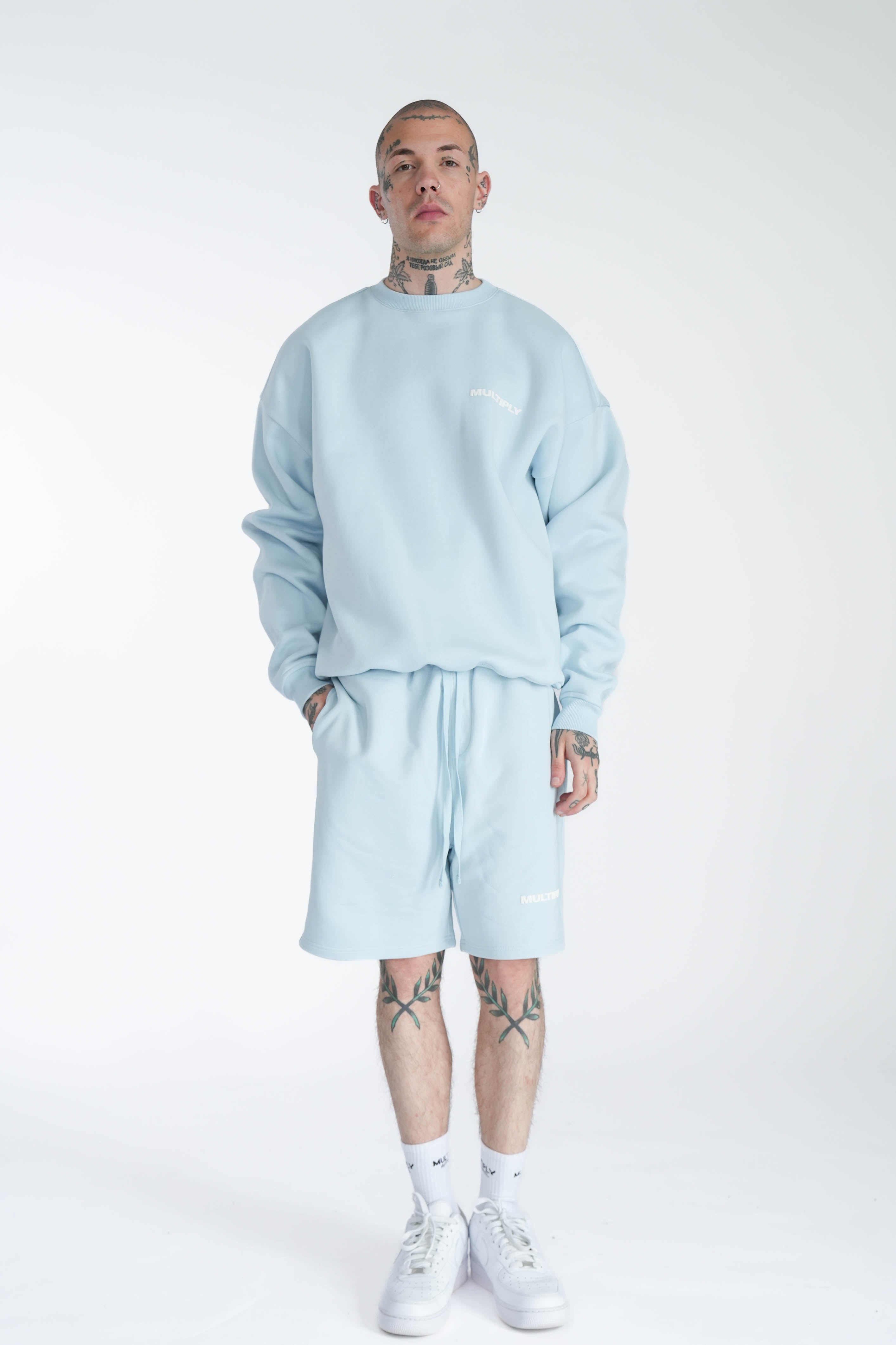 Oversize Sweatshirt MULTIPLY Baby Blue