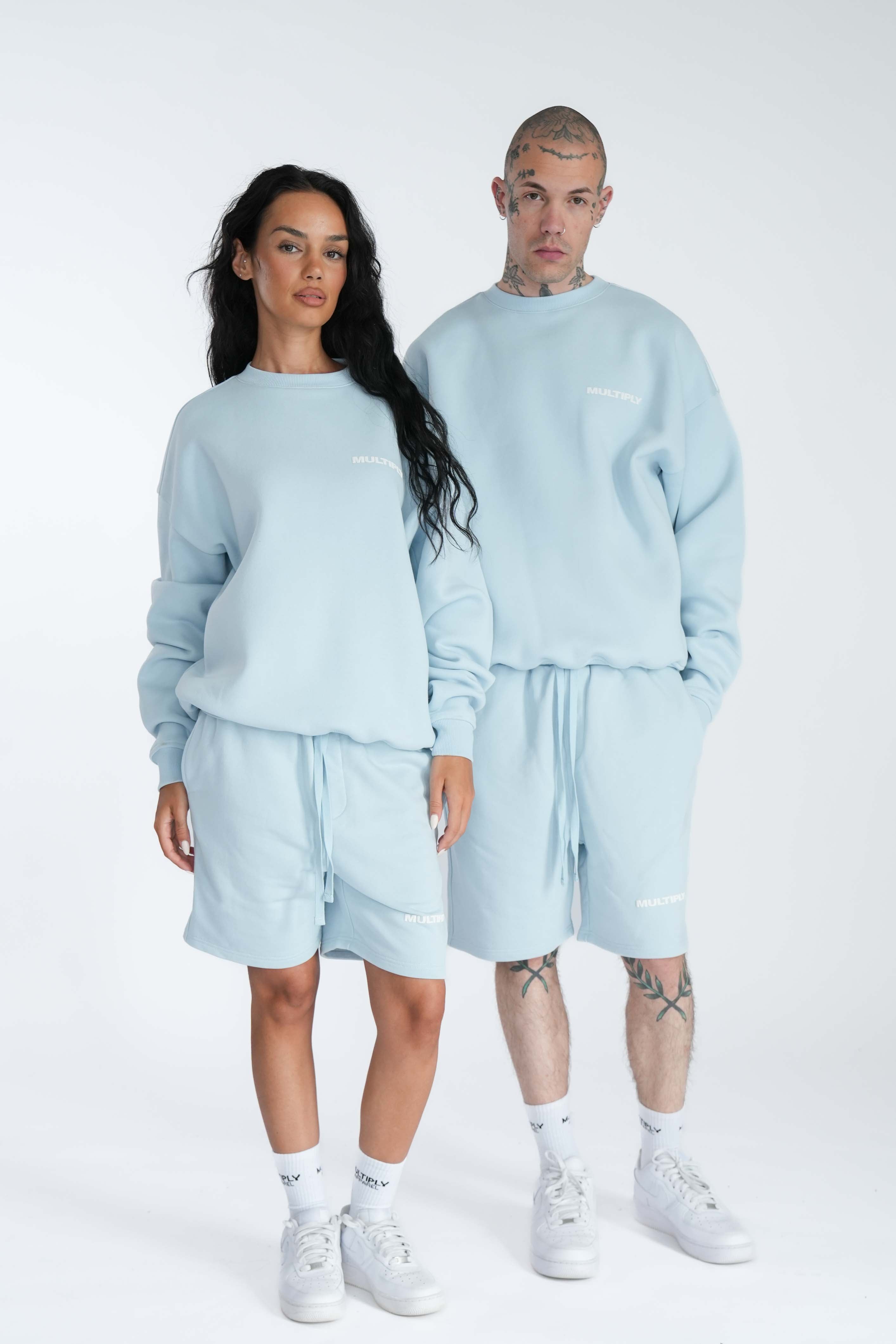Oversize Sweatshirt MULTIPLY Baby Blue