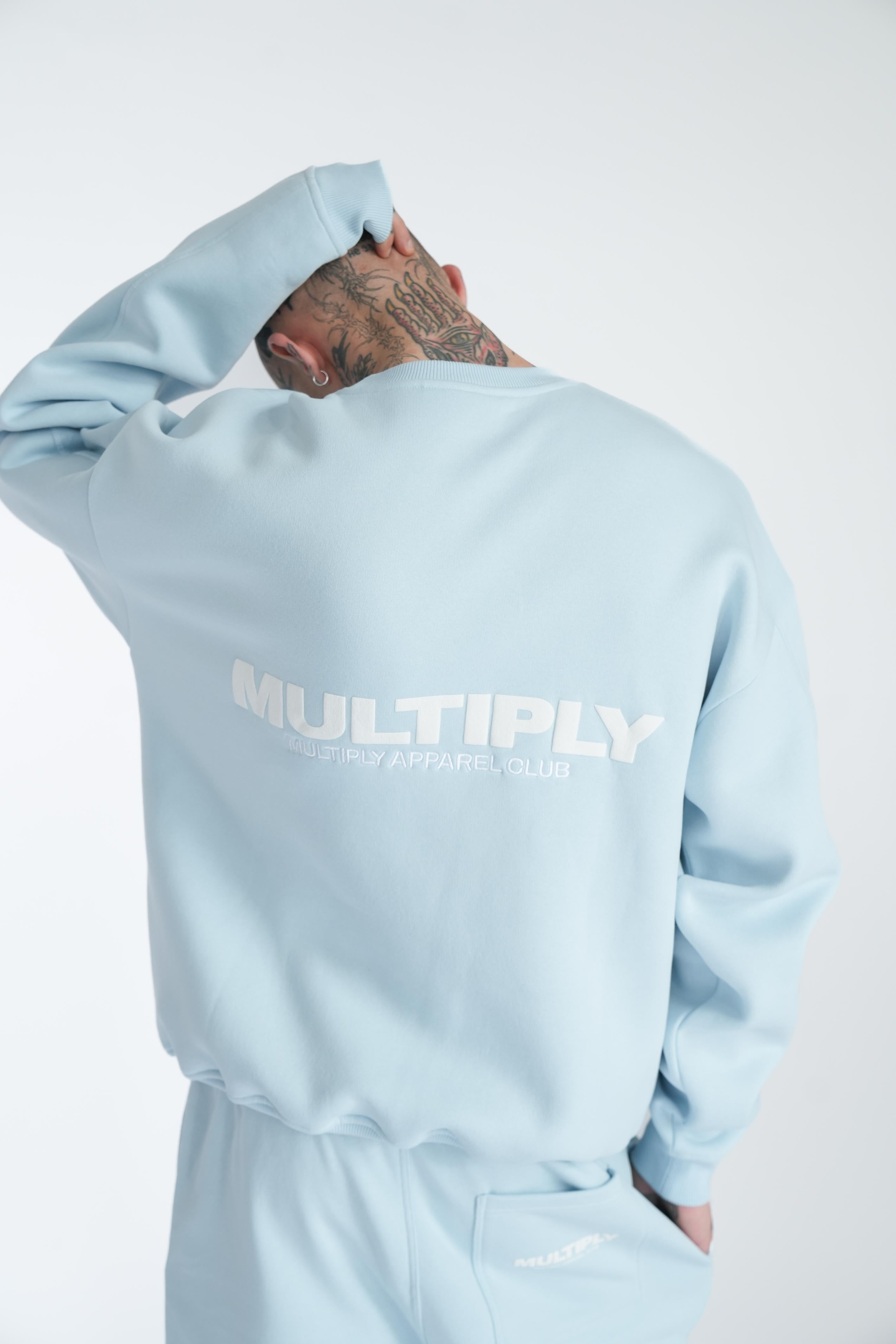 Oversize Sweatshirt MULTIPLY Baby Blue