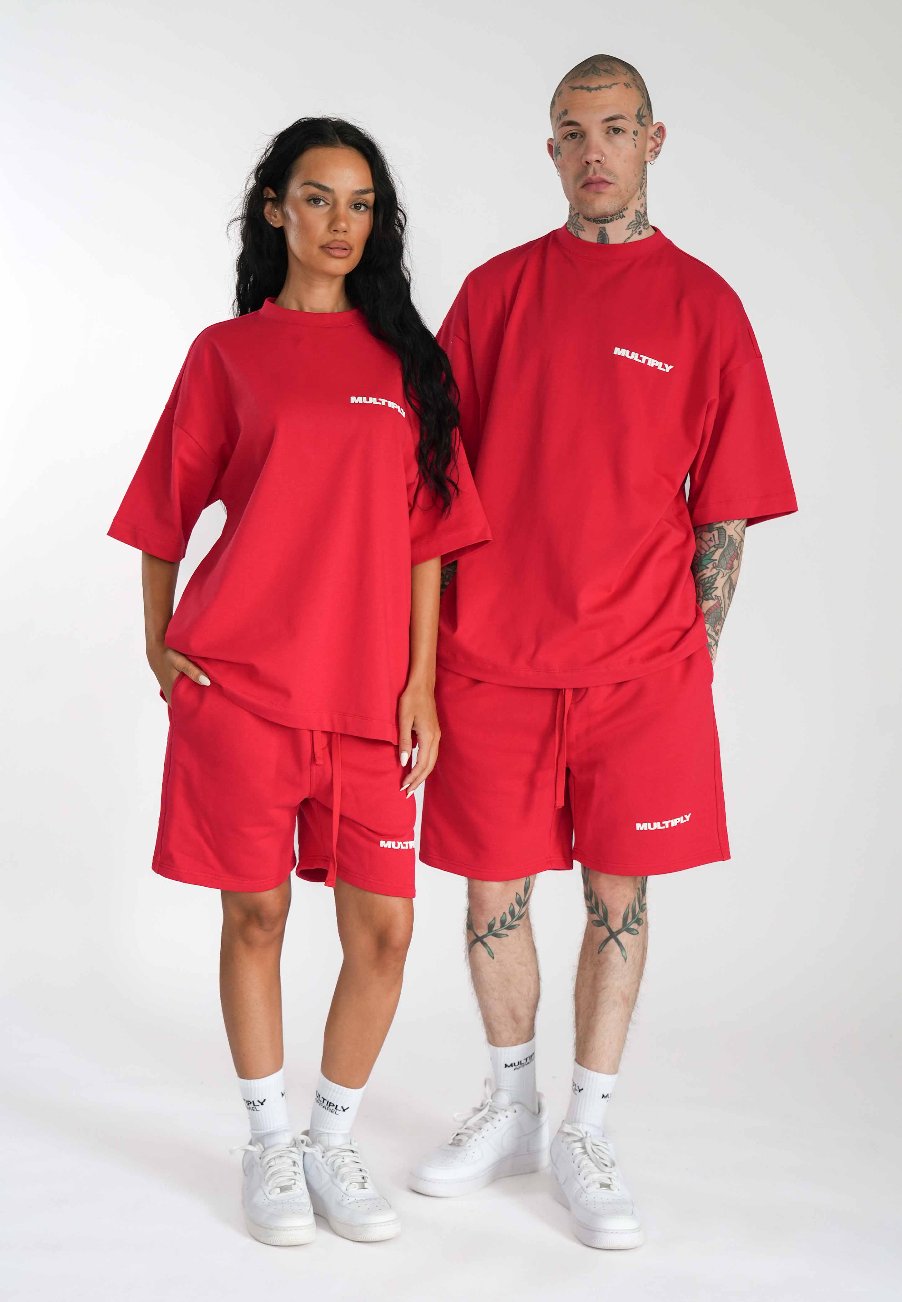 Oversize T-Shirt MULTIPLY True Red