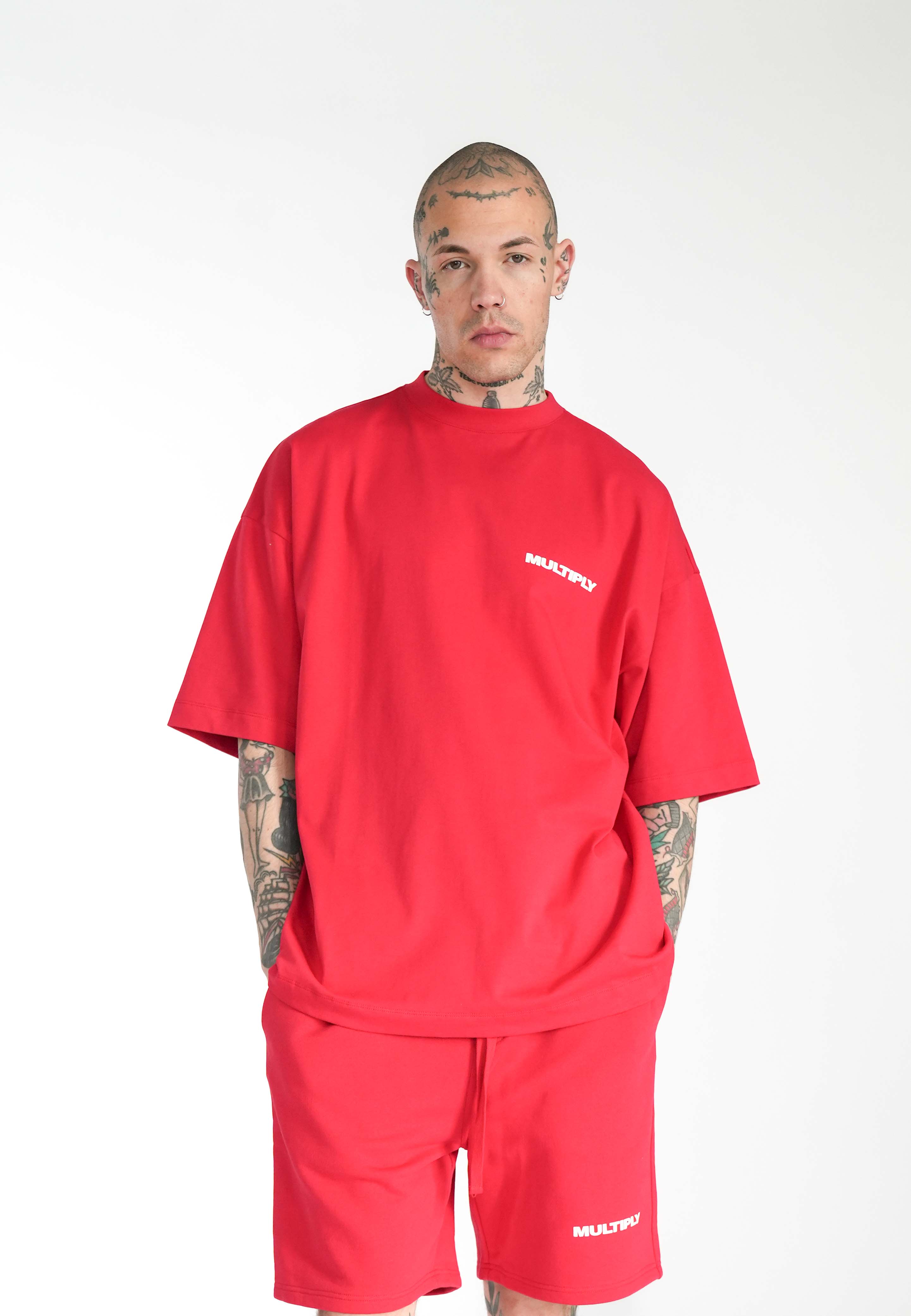 Oversize T-Shirt MULTIPLY True Red