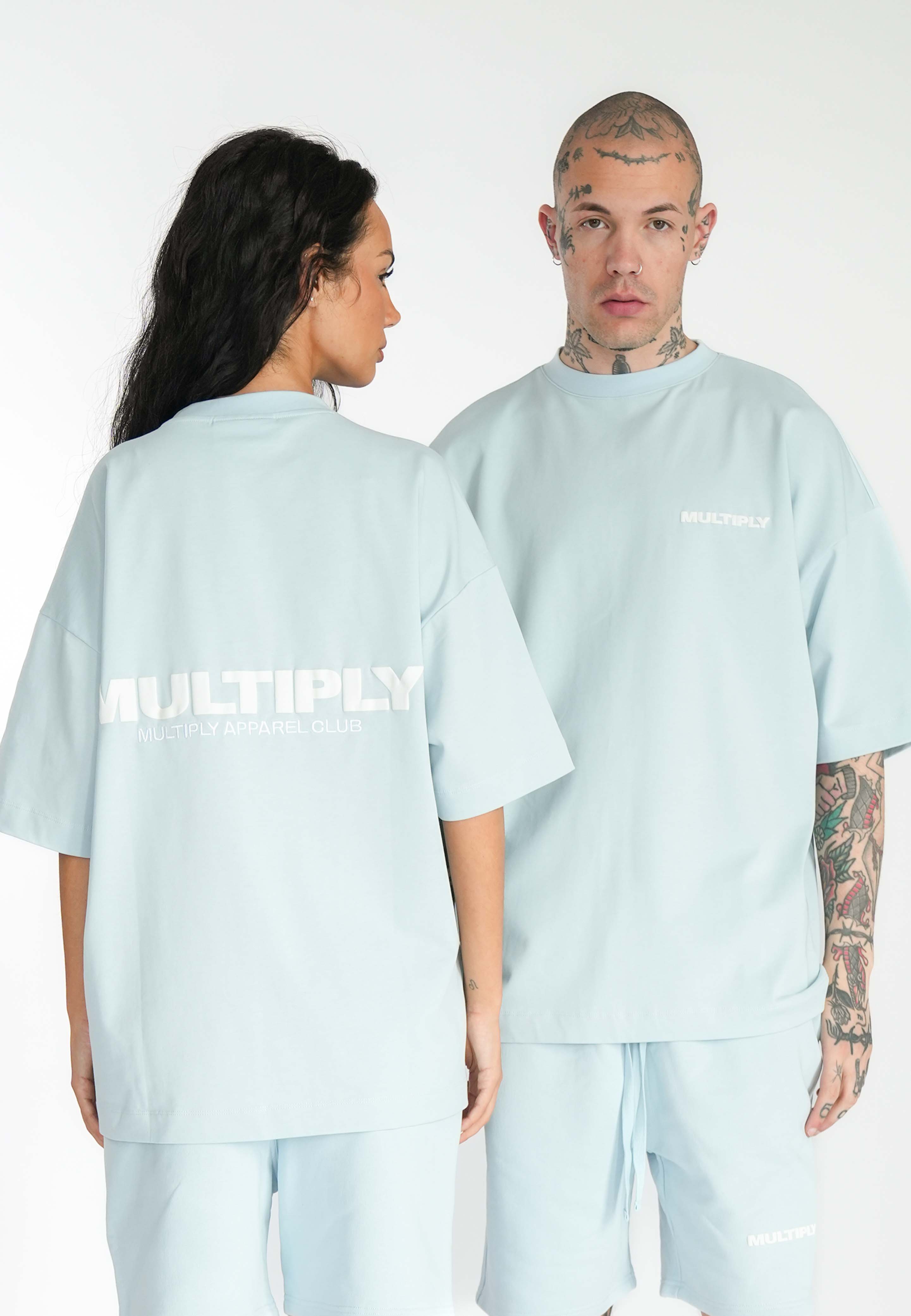 Oversize T-Shirt MULTIPLY Baby Blue