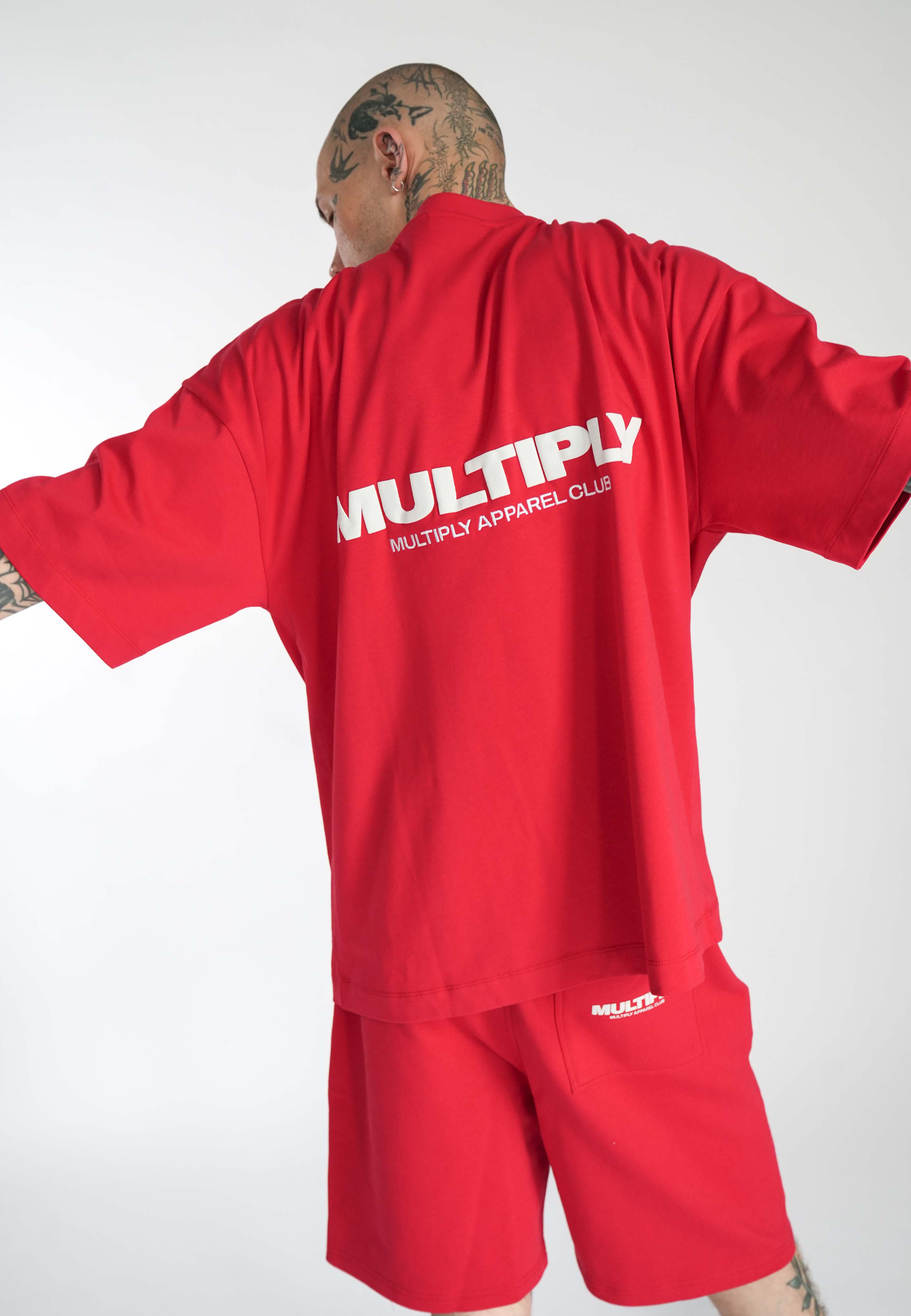 Oversize T-Shirt MULTIPLY True Red