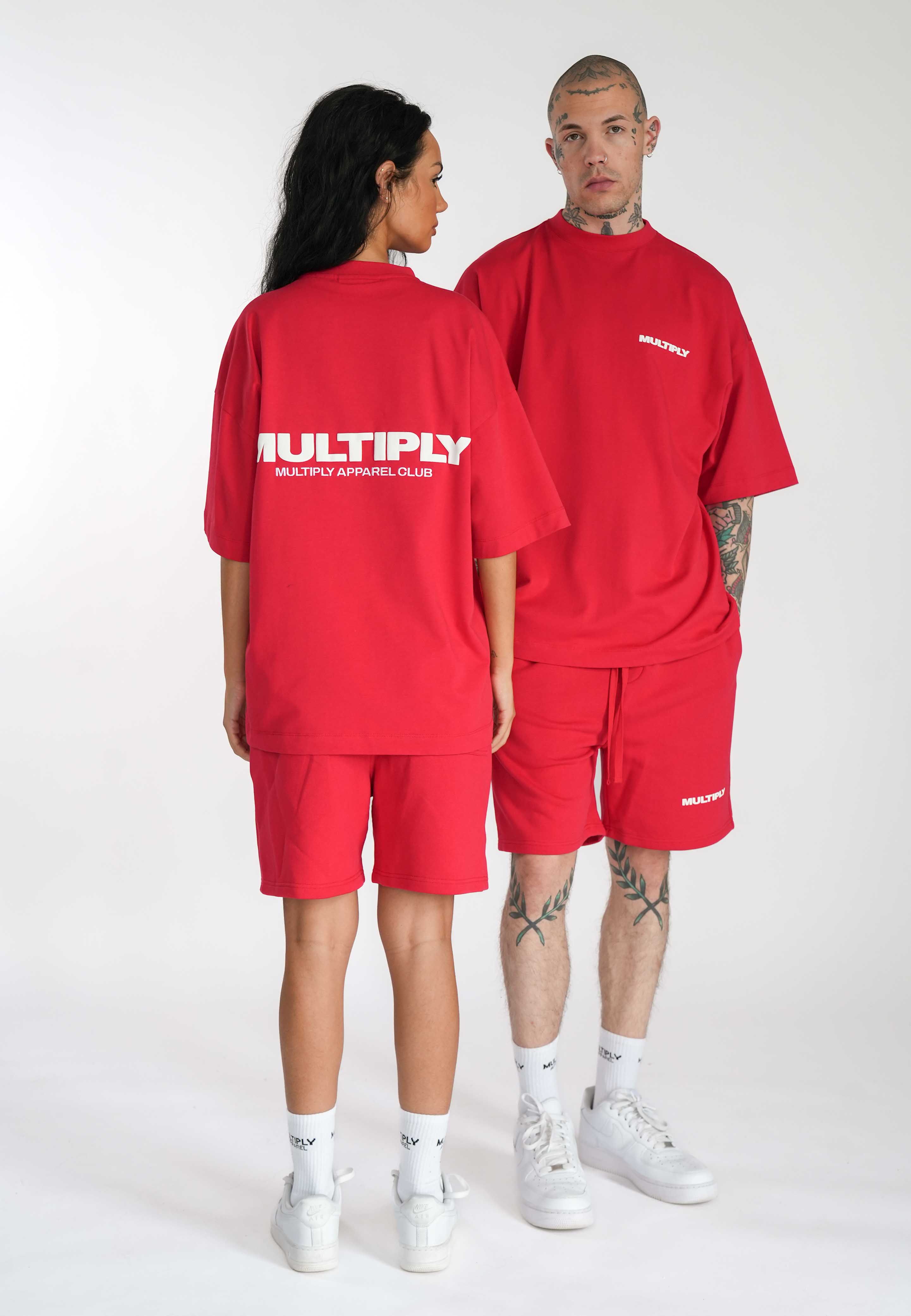 Oversize T-Shirt MULTIPLY True Red
