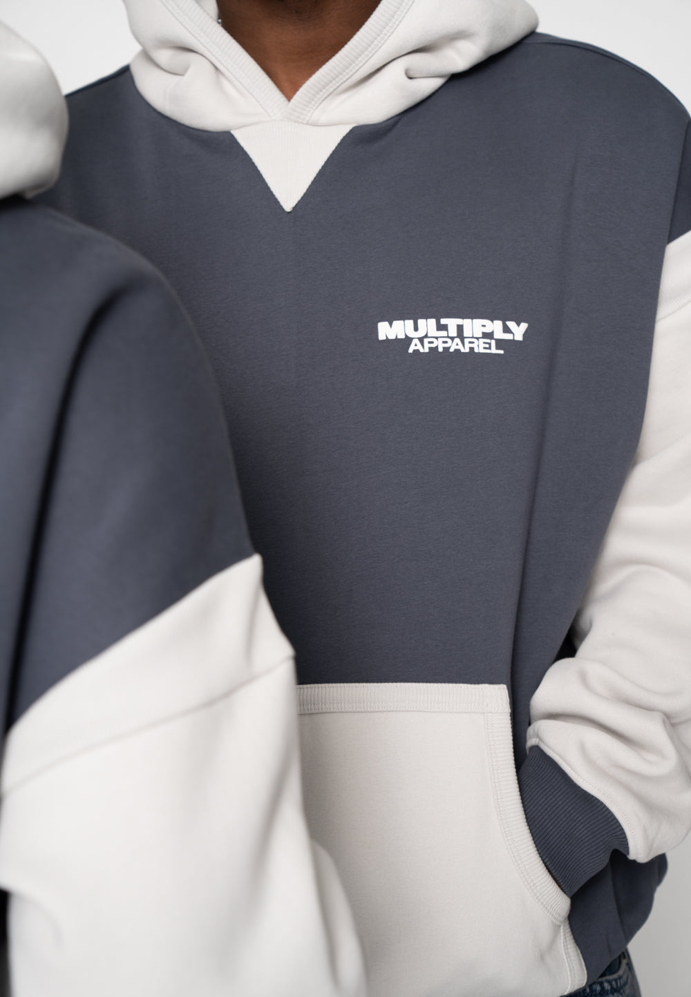 Multiply Apparel Oversize Hoodie CANYON Ombre Blue – weitere Ansicht 2