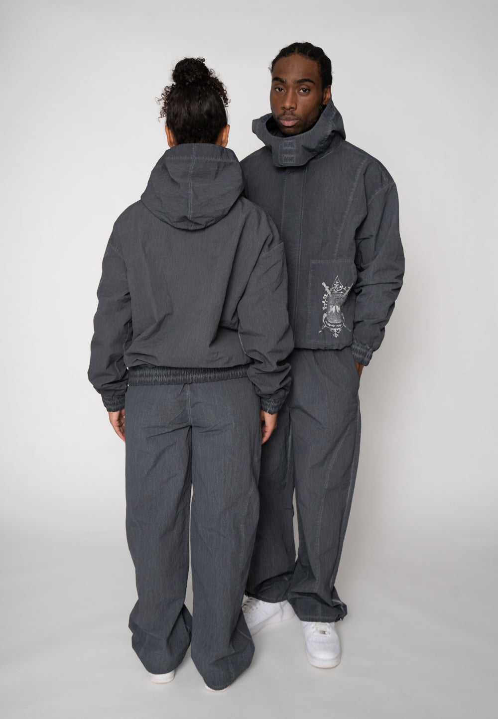 Multiply Apparel Oversize Windbreaker SQUADRON Gargoyle – weitere Ansicht 5