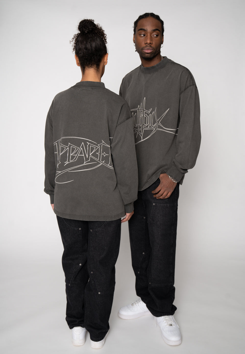 Oversize Longsleeve INKED Phantom Washed