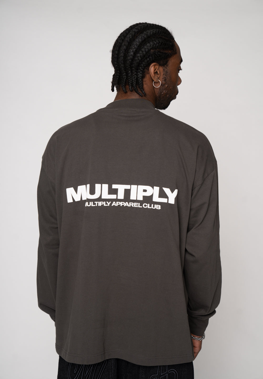 Oversize Longsleeve MULTIPLY Phantom Washed