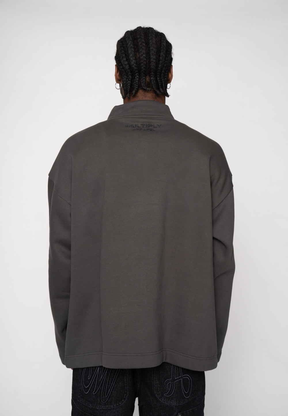 Multiply Apparel Oversize Sweater EASE Phantom Washed – weitere Ansicht 8