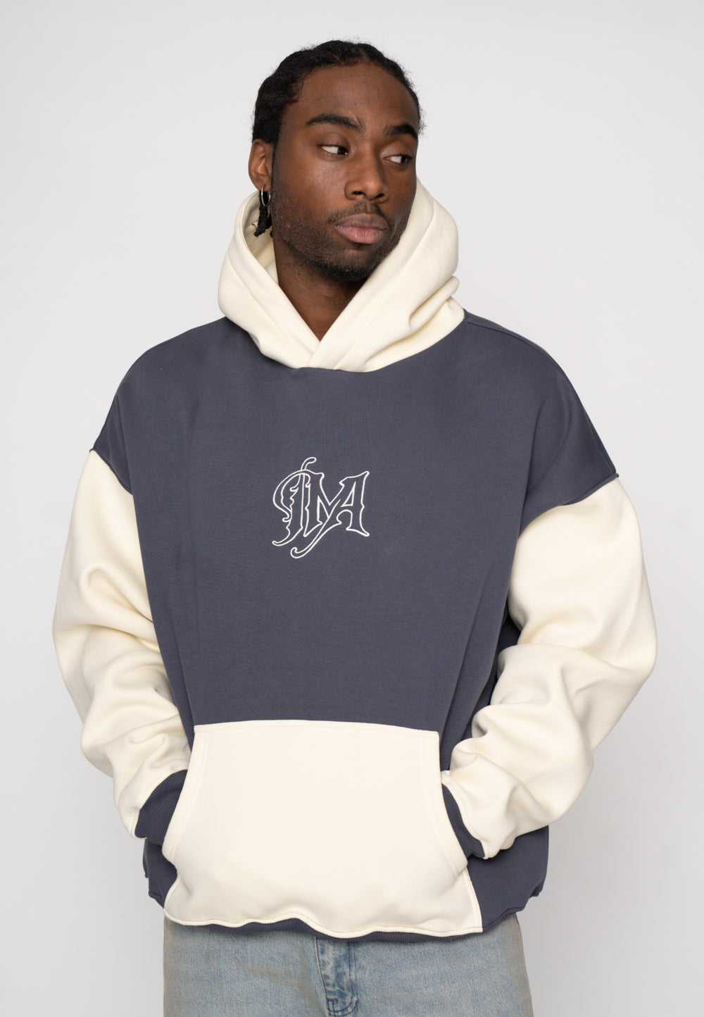 Multiply Apparel Oversize Hoodie RIDGE Odyssey Gray – weitere Ansicht 6