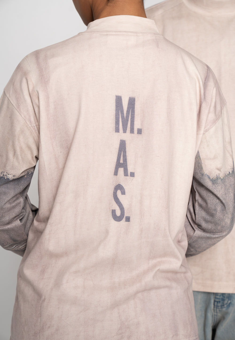 Multiply Apparel Oversize Longsleeve MEDLEY Cloud Cream – weitere Ansicht 3