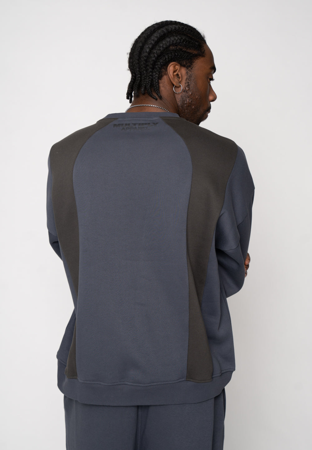 Multiply Apparel Oversize Sweatshirt HOMING Ombre Blue – weitere Ansicht 7