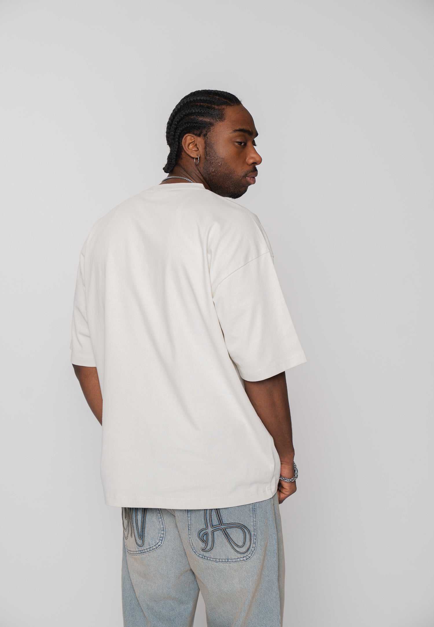 Multiply Apparel T-Shirt BOTANIC Vasporous Gray – weitere Ansicht 6