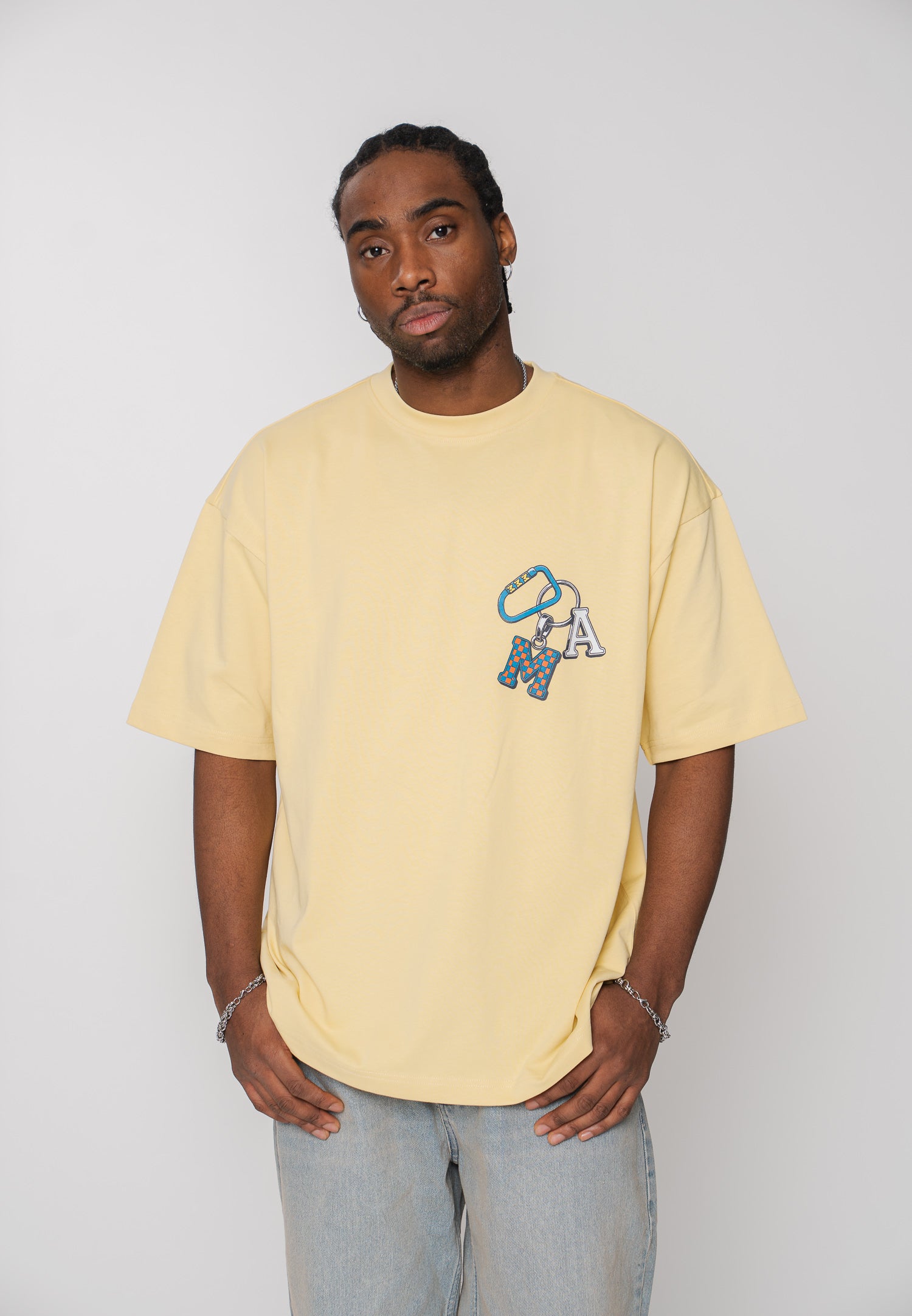 Oversize T-Shirt KEY CHAIN Straw