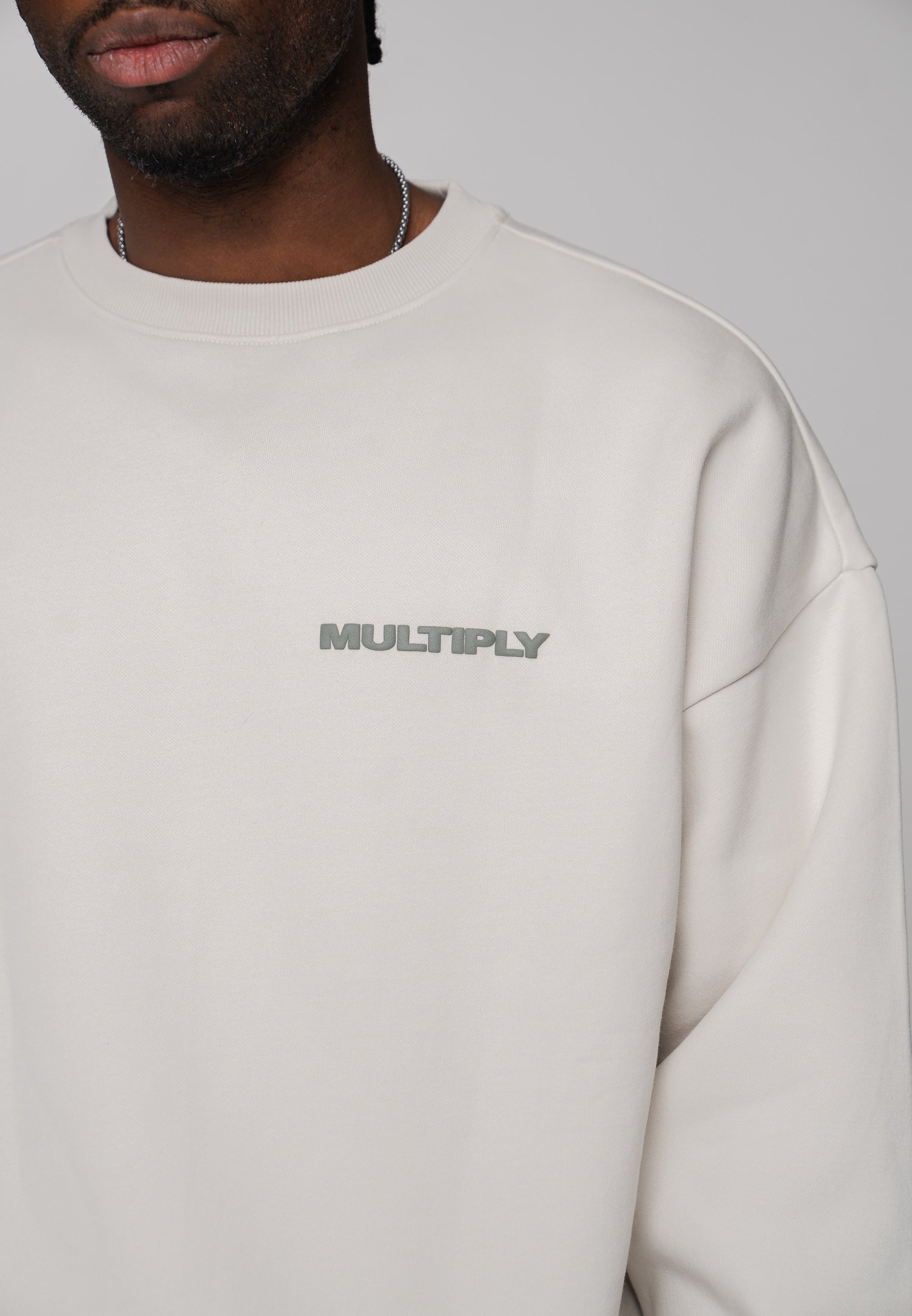 Multiply Apparel Oversize Sweatshirt MULTIPLY Vasporous Gray – weitere Ansicht 6
