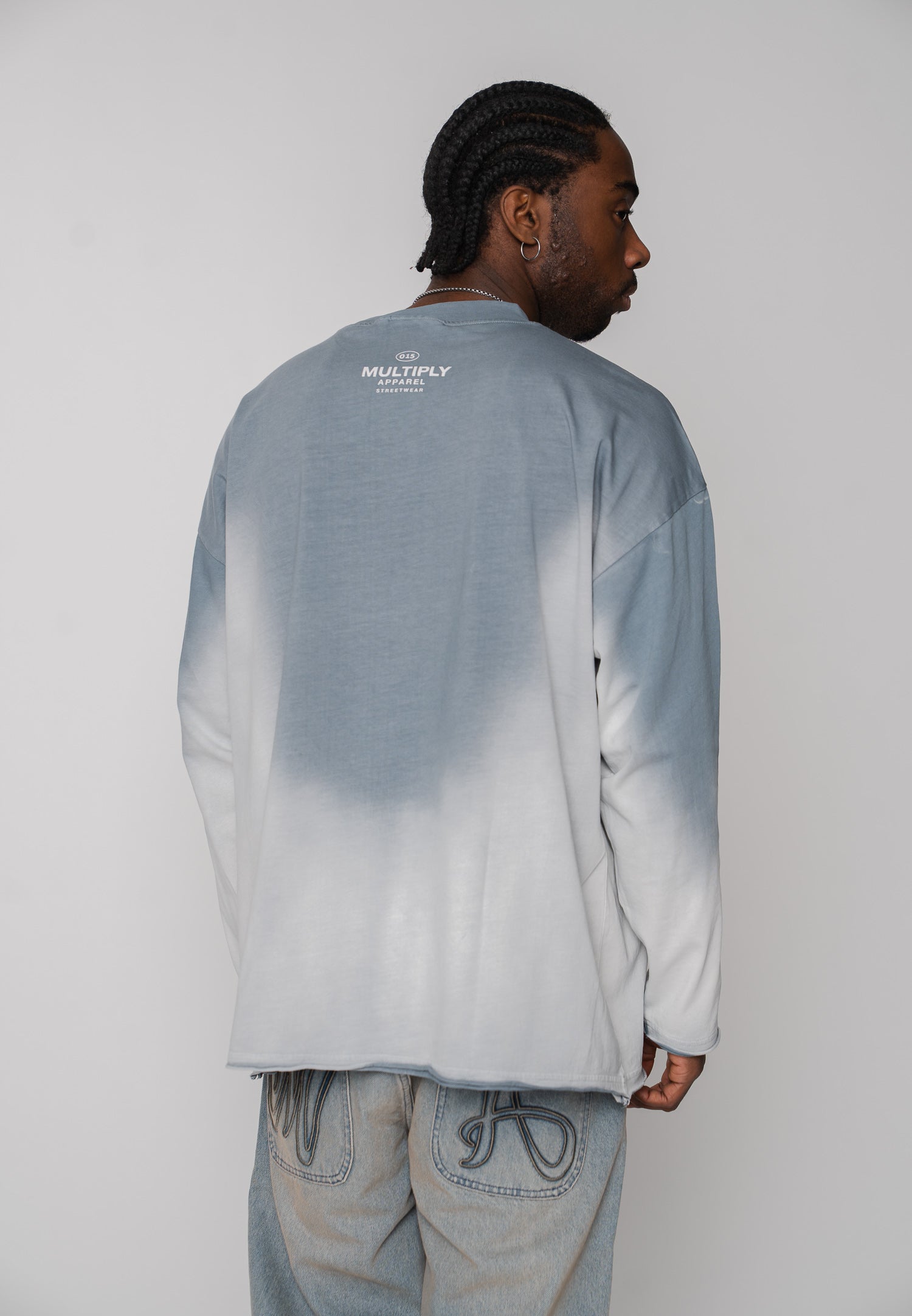 Multiply Apparel Oversize Longsleeve HAZE Tradewinds – weitere Ansicht 7