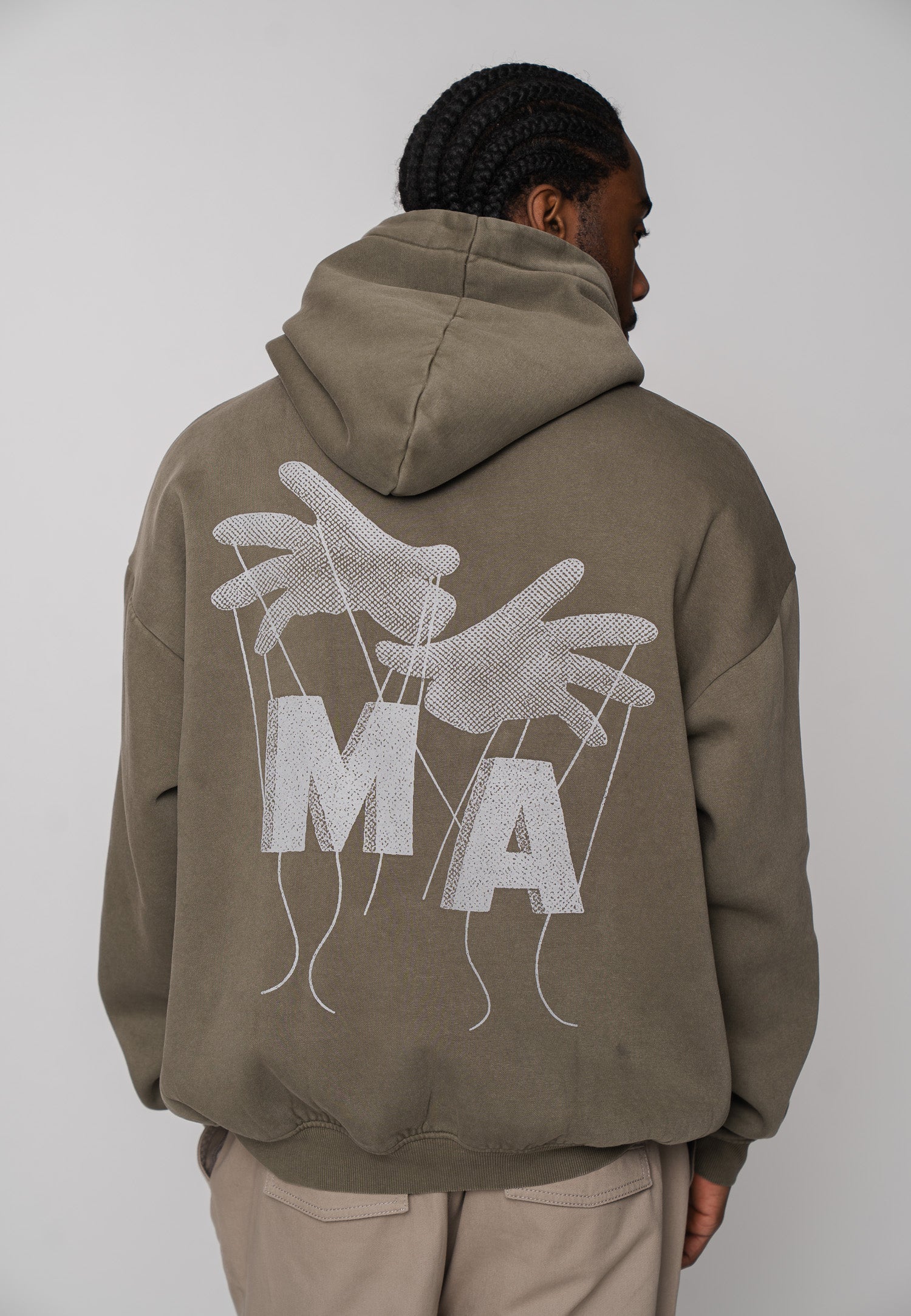 Multiply Apparel Oversize Hoodie MARIONETTE Kalamata – weitere Ansicht 3
