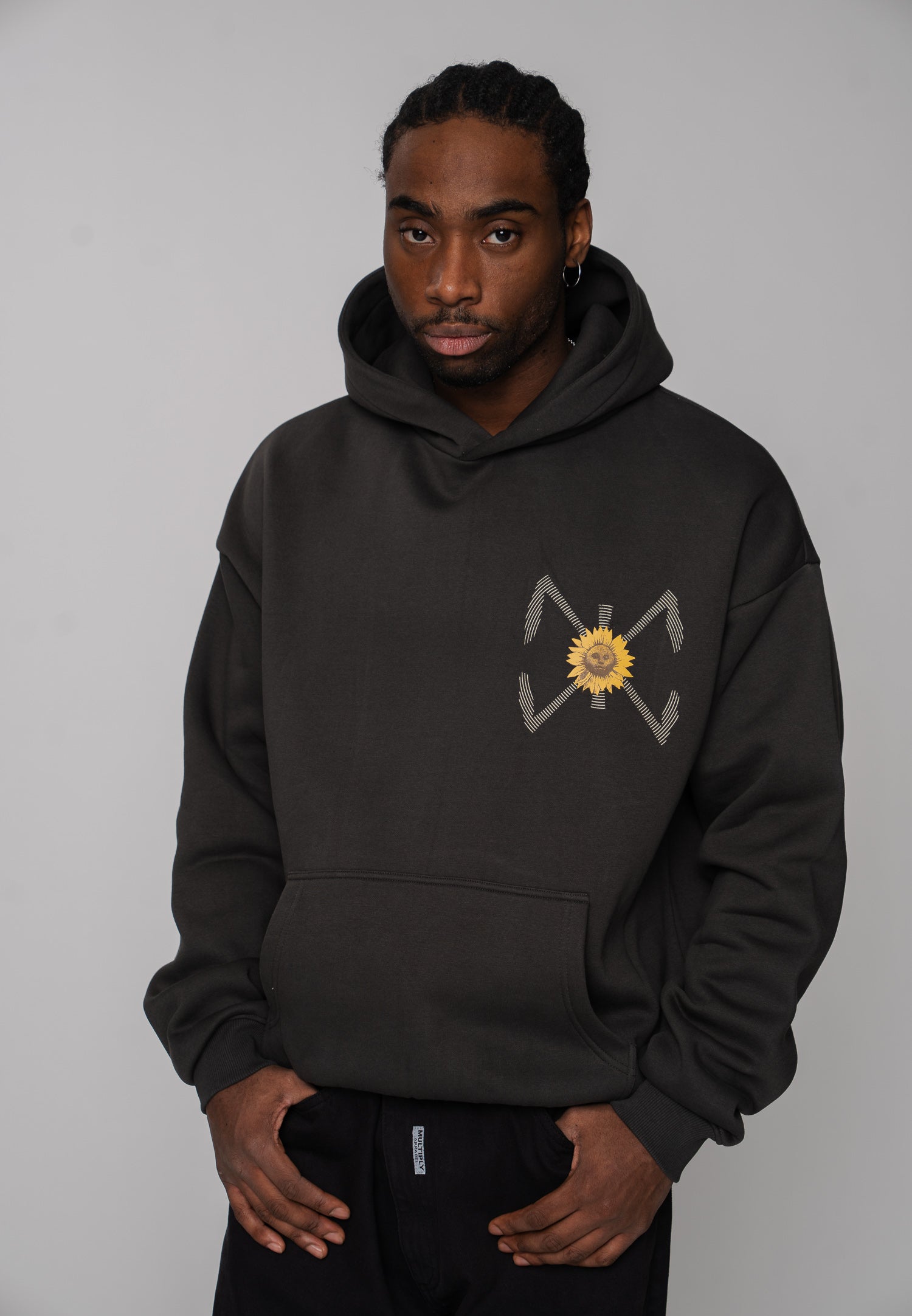 Multiply Apparel Hoodie PROPHECY Phantom Washed – weitere Ansicht 6