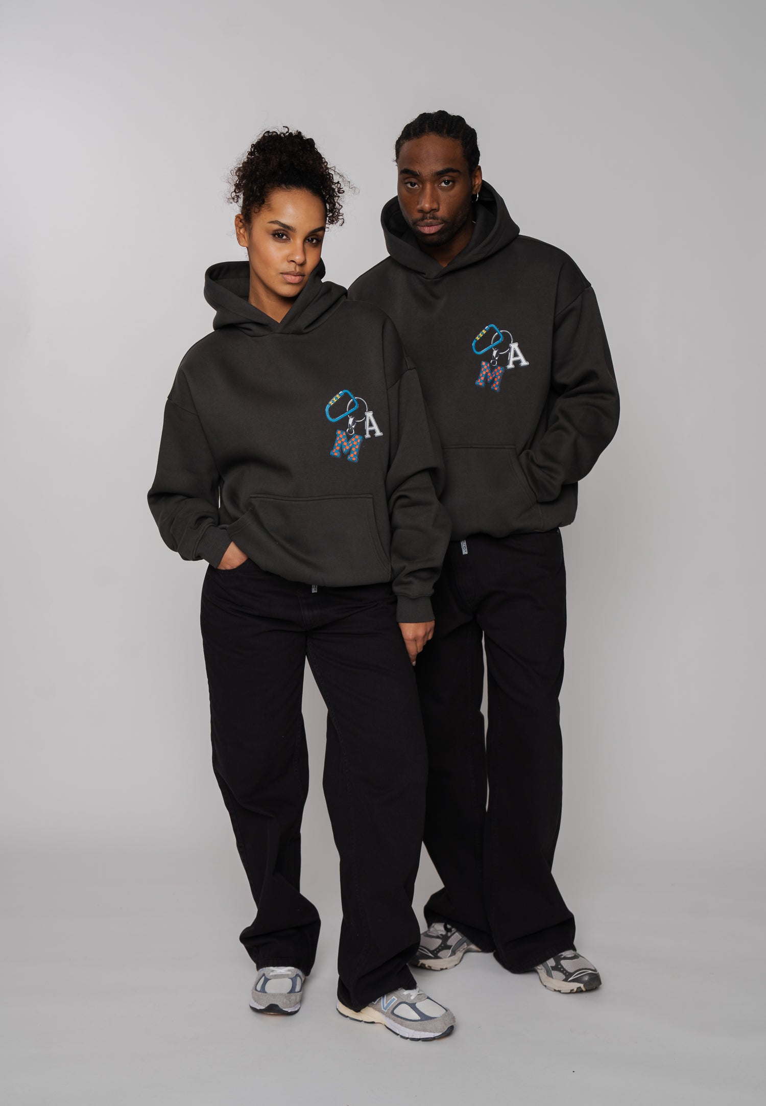 Hoodie PASSKEY Phantom Washed