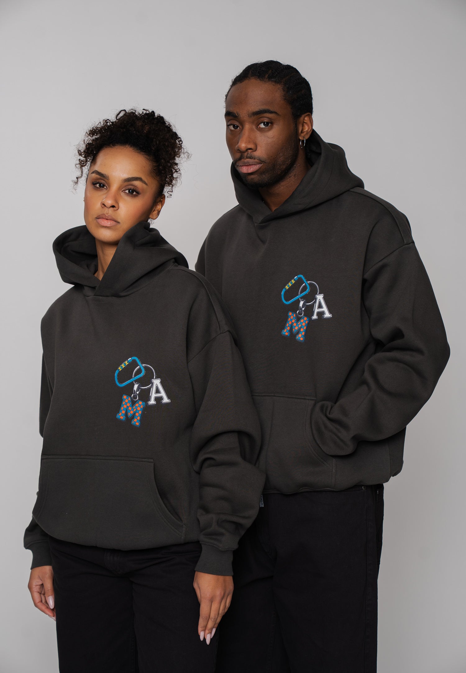 Hoodie PASSKEY Phantom Washed