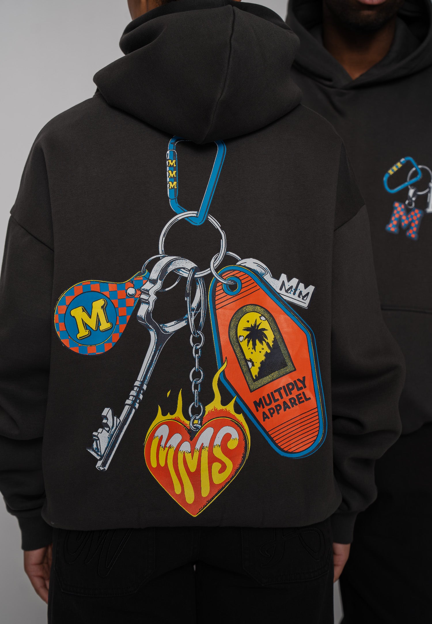 Hoodie PASSKEY Phantom Washed