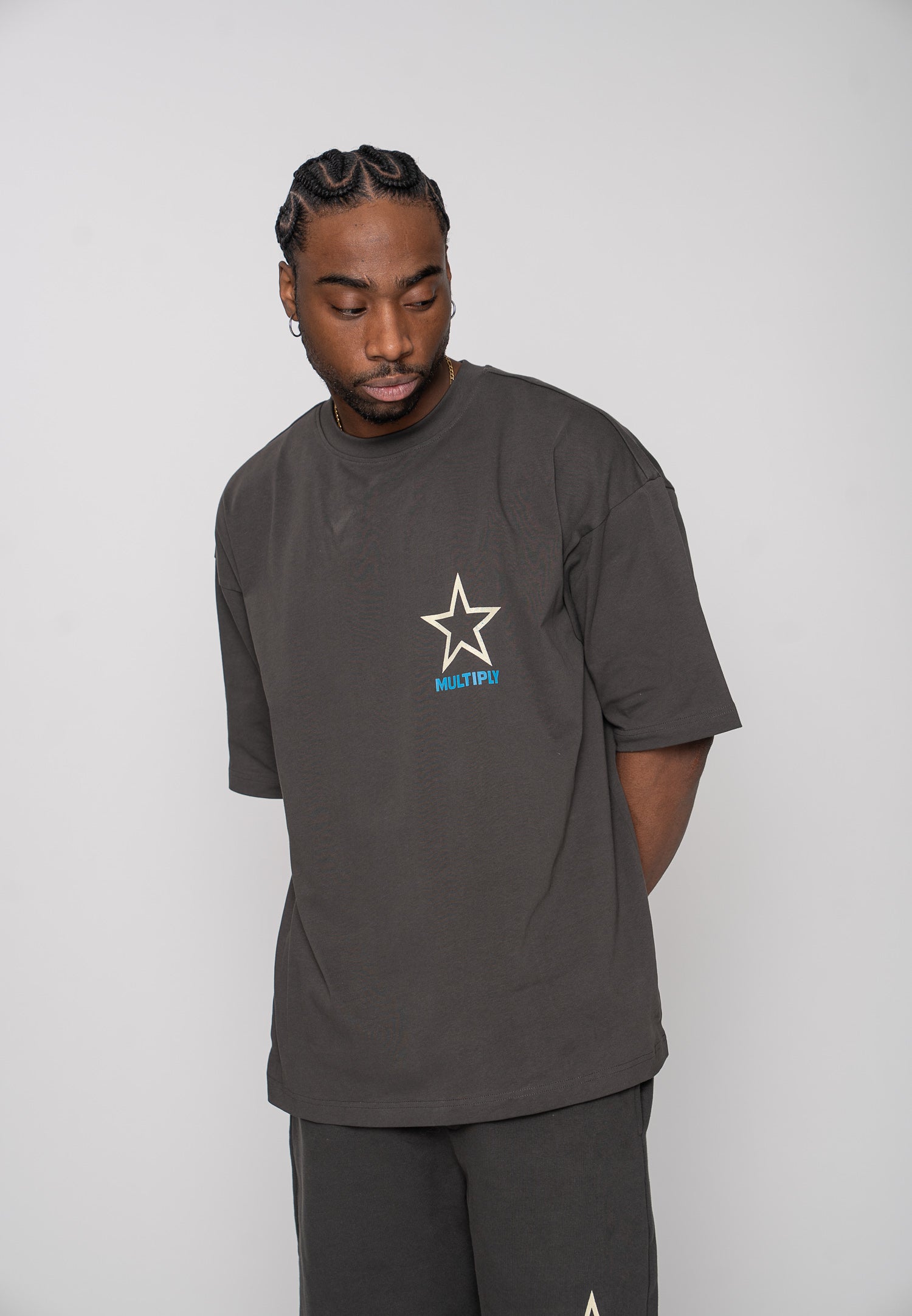 Multiply Apparel Oversize T-Shirt MULTI UNI Phantom Washed – weitere Ansicht 5