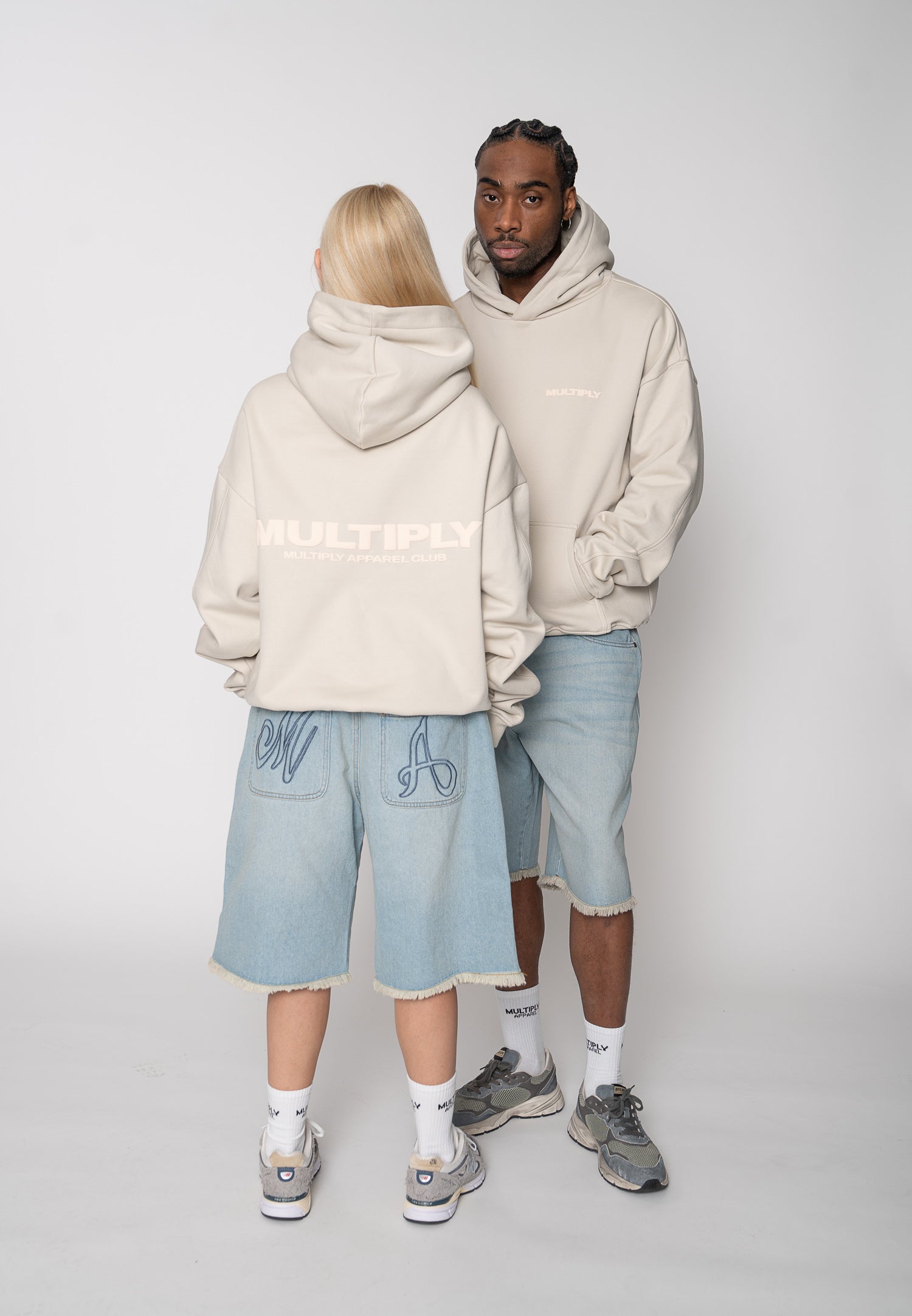 Oversized hoodie MULTIPLY Gargoyle