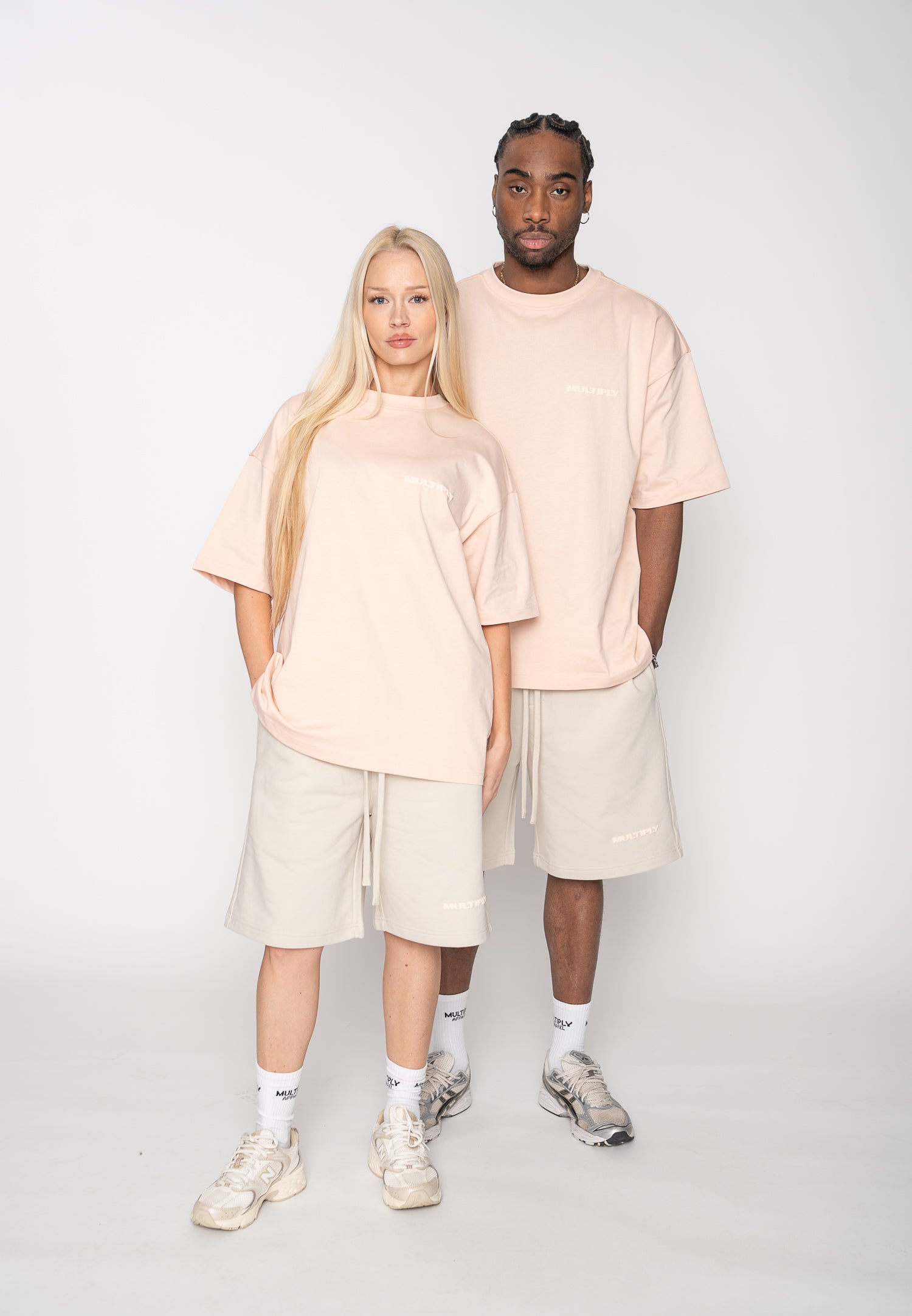 Oversize T-shirt MULTIPLY Peach Powder