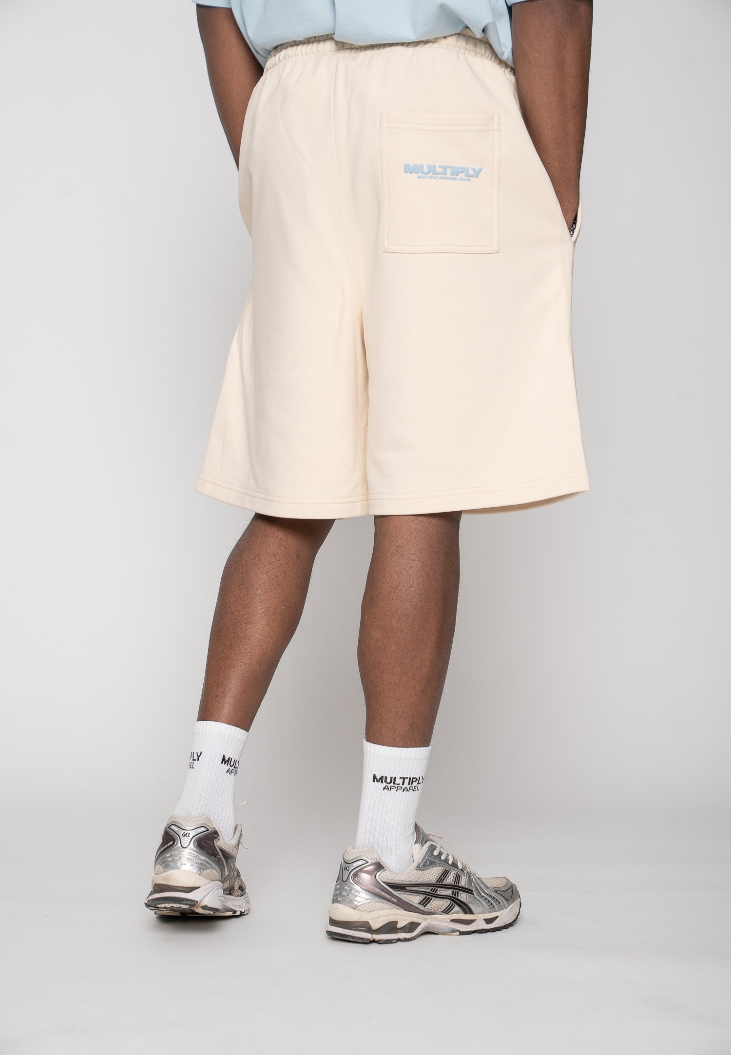 Multiply Apparel Shorts MULTIPLY White Smoke – weitere Ansicht 2